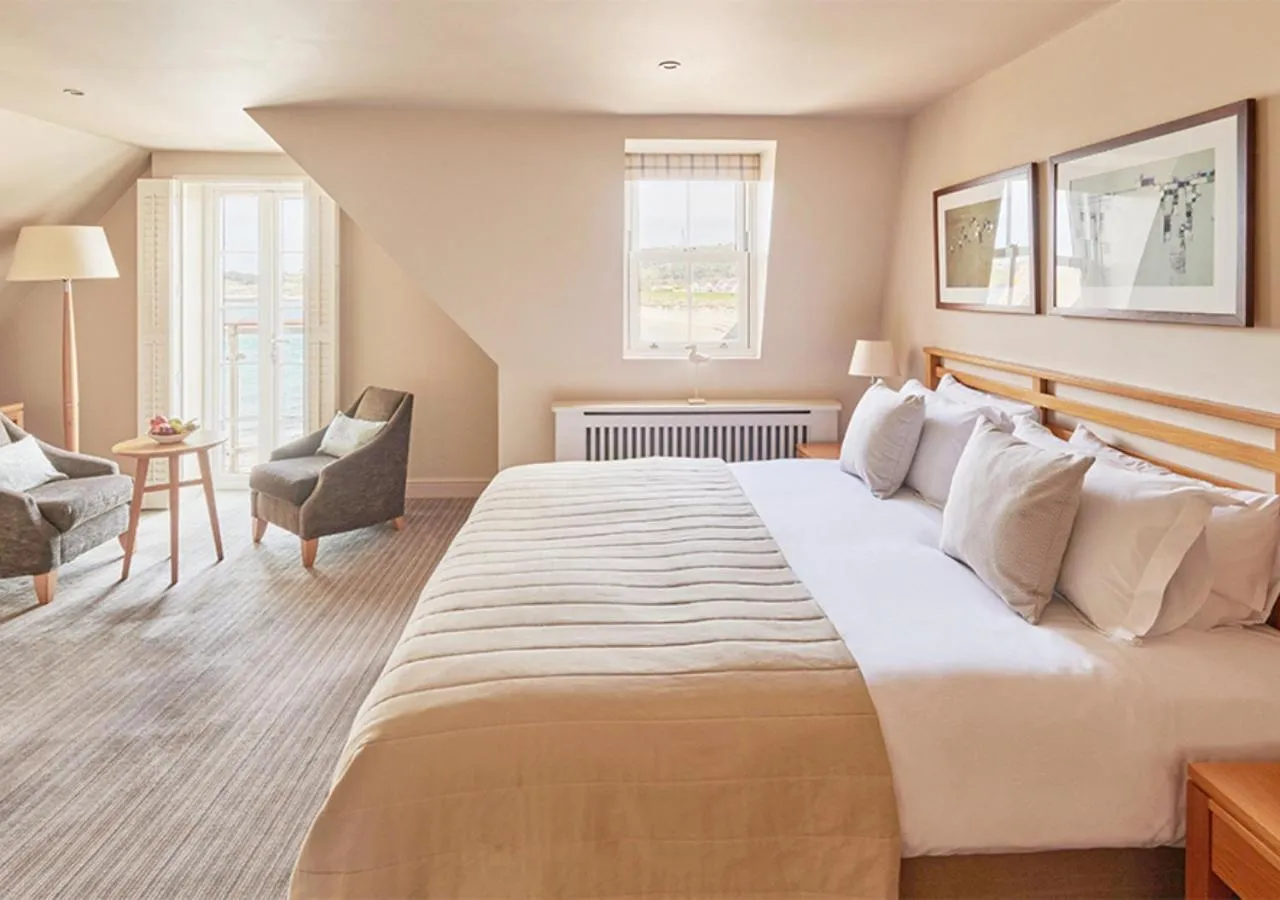 Bed in Braye Beach Hotel, Alderney