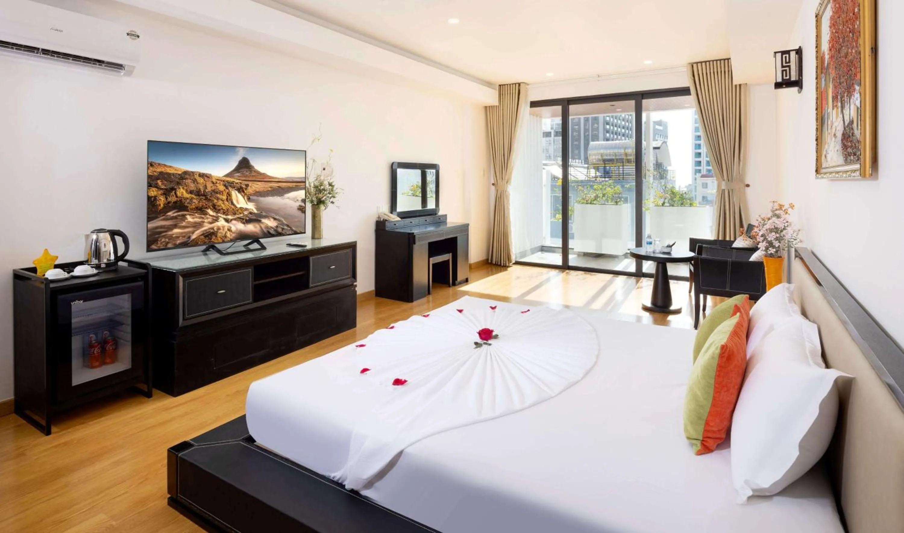 Bed in The Summer Hotel