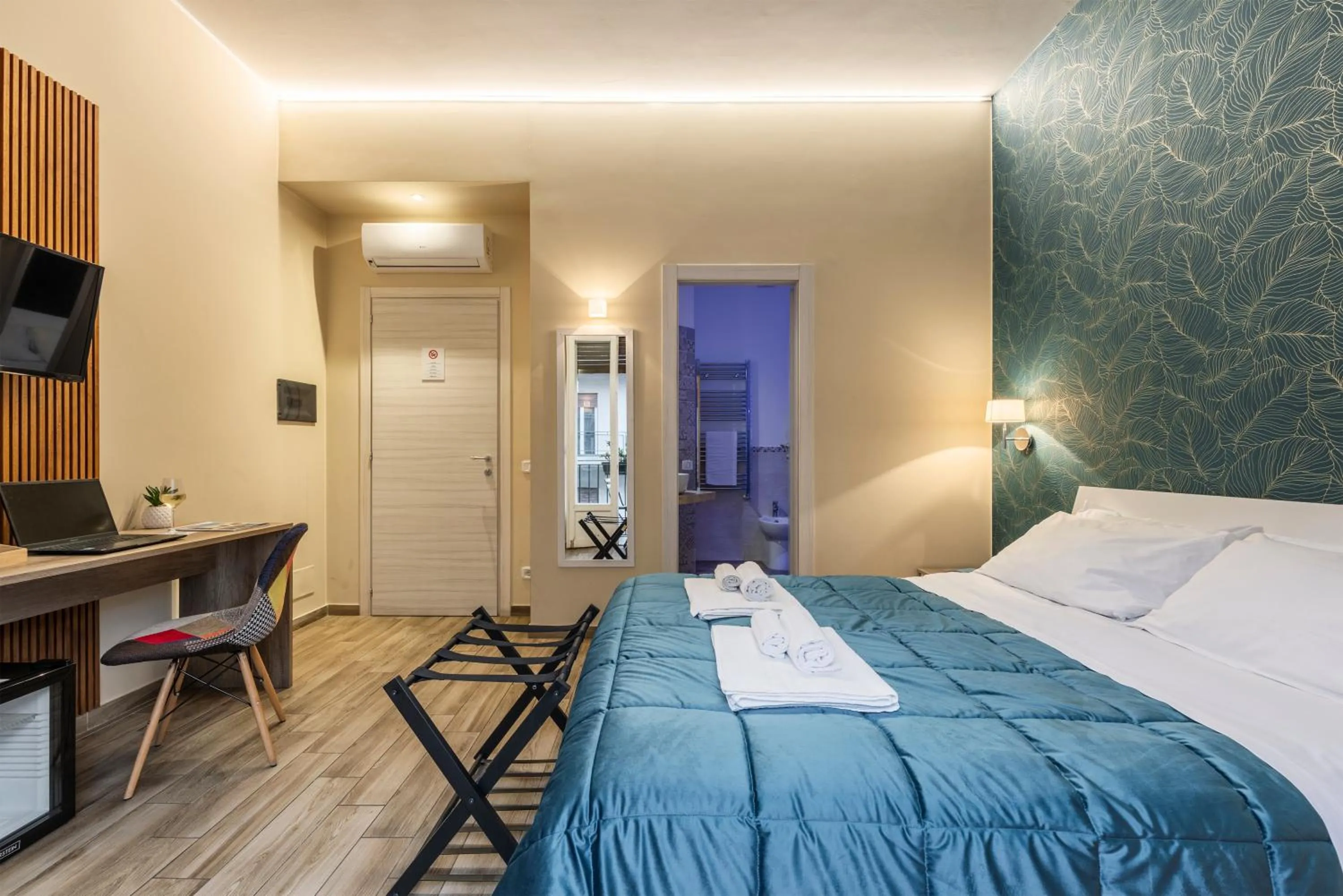 Bed in Quinto Stabile Rooms&Suite