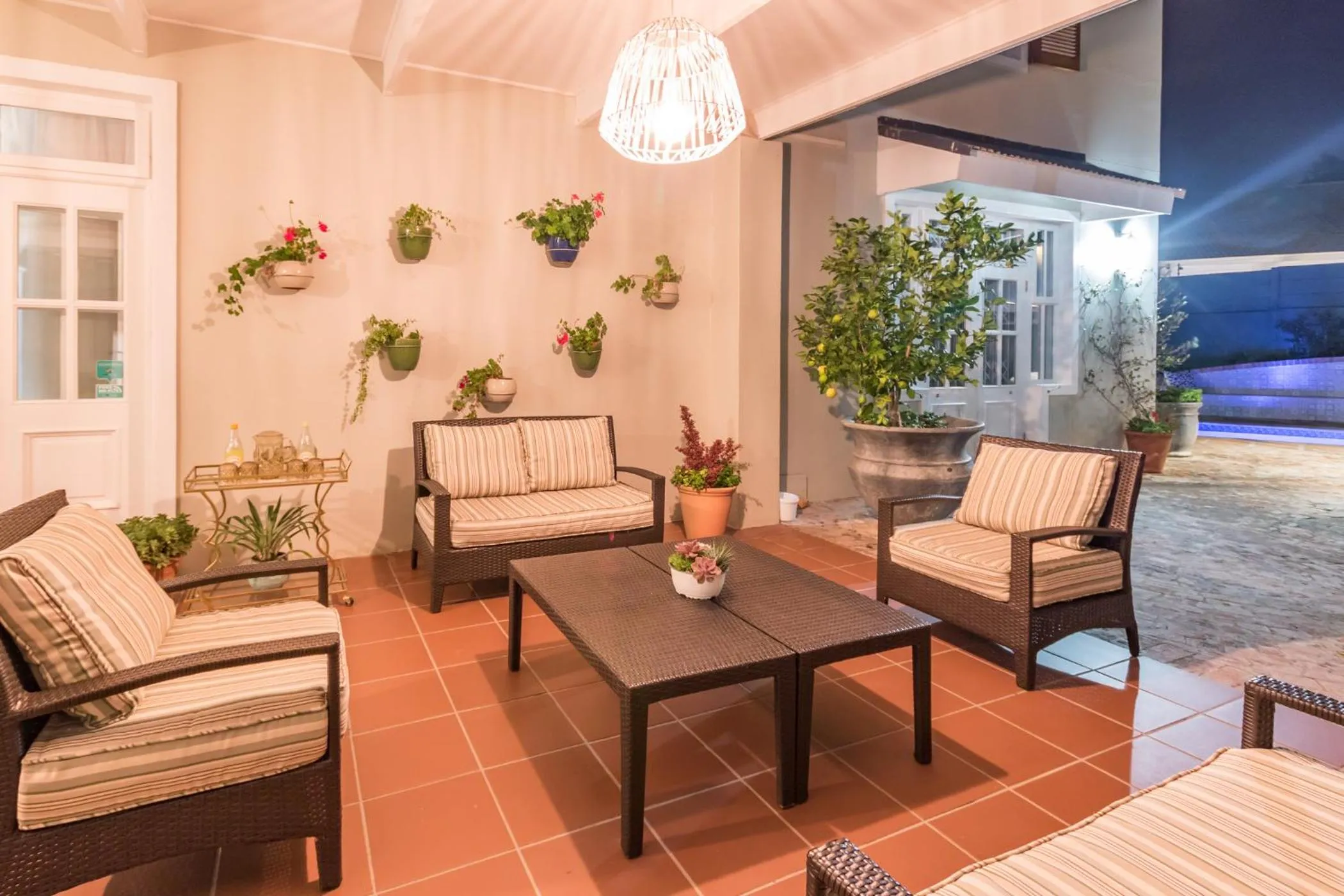 Patio in Waterstone Lodge