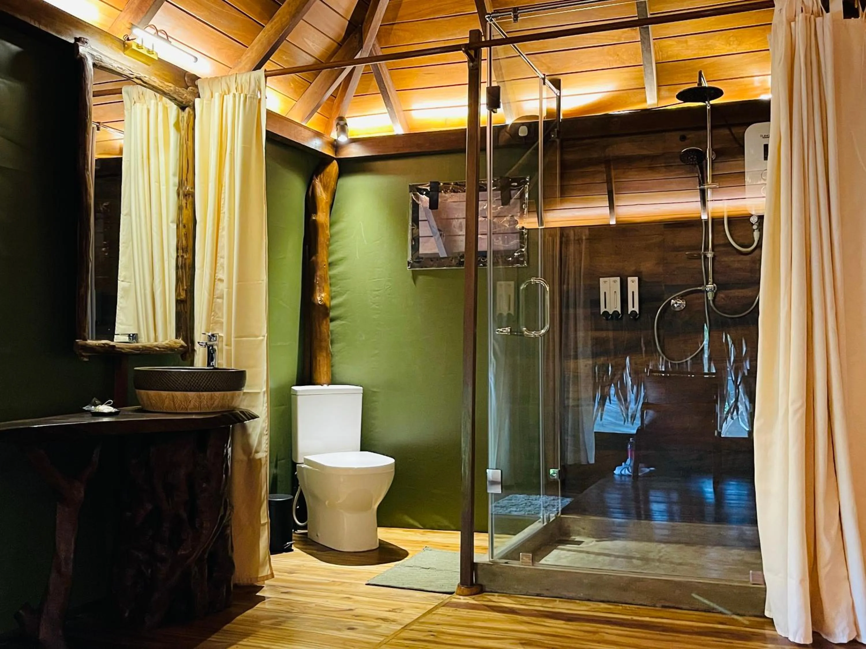 Toilet in Yala Lake View Cabanas