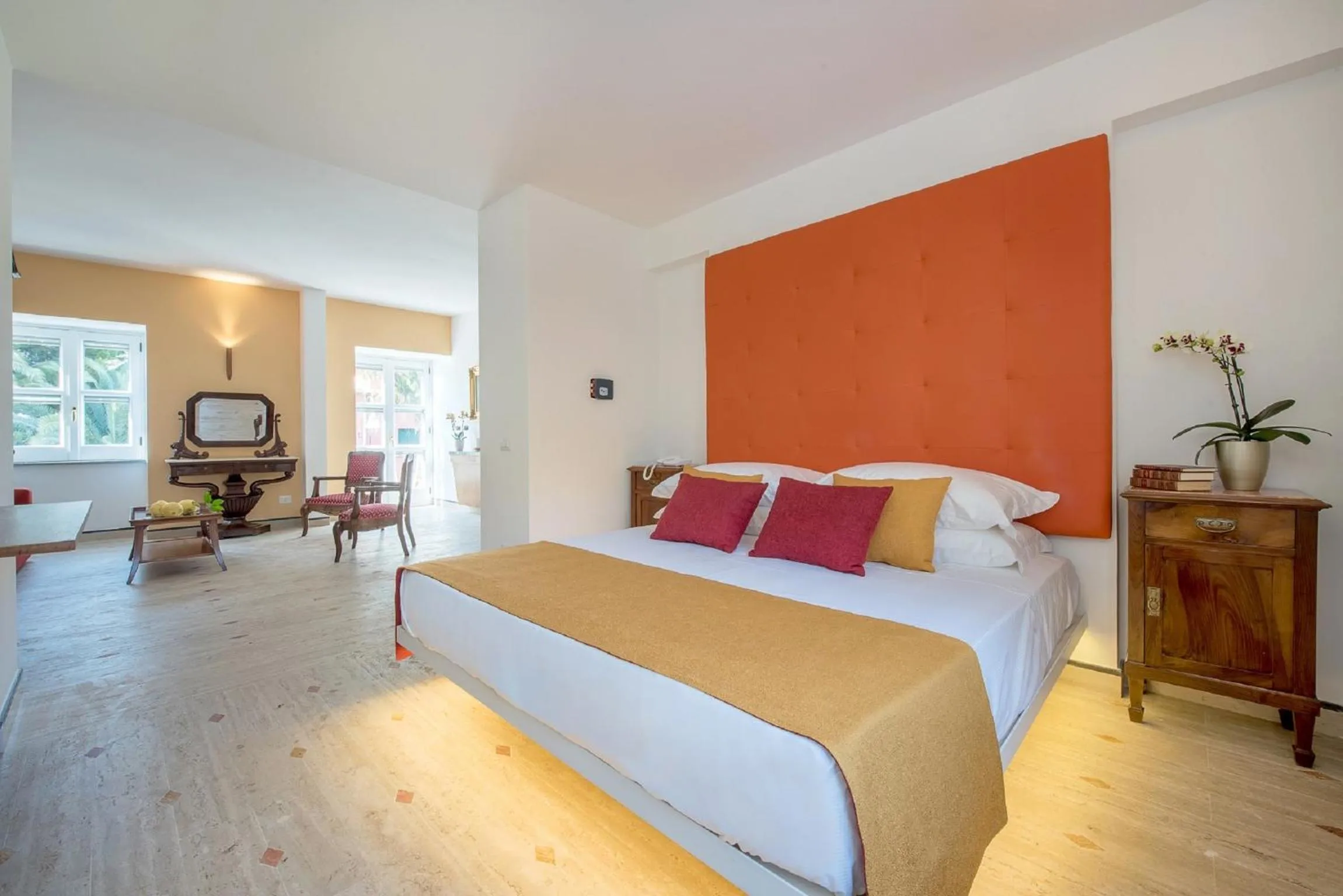 Bed in Don Antonino Relais