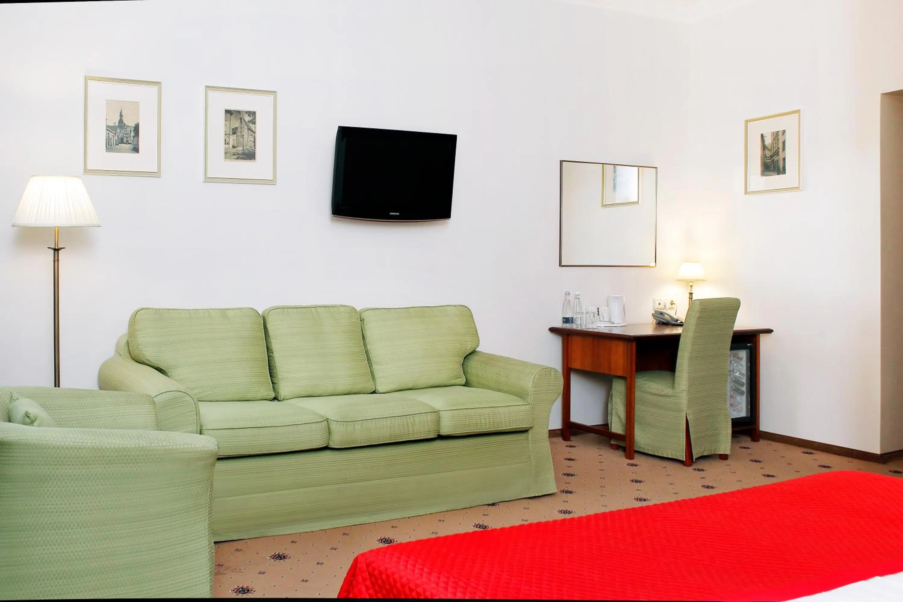 Seating area in Hestia Hotel Draugi