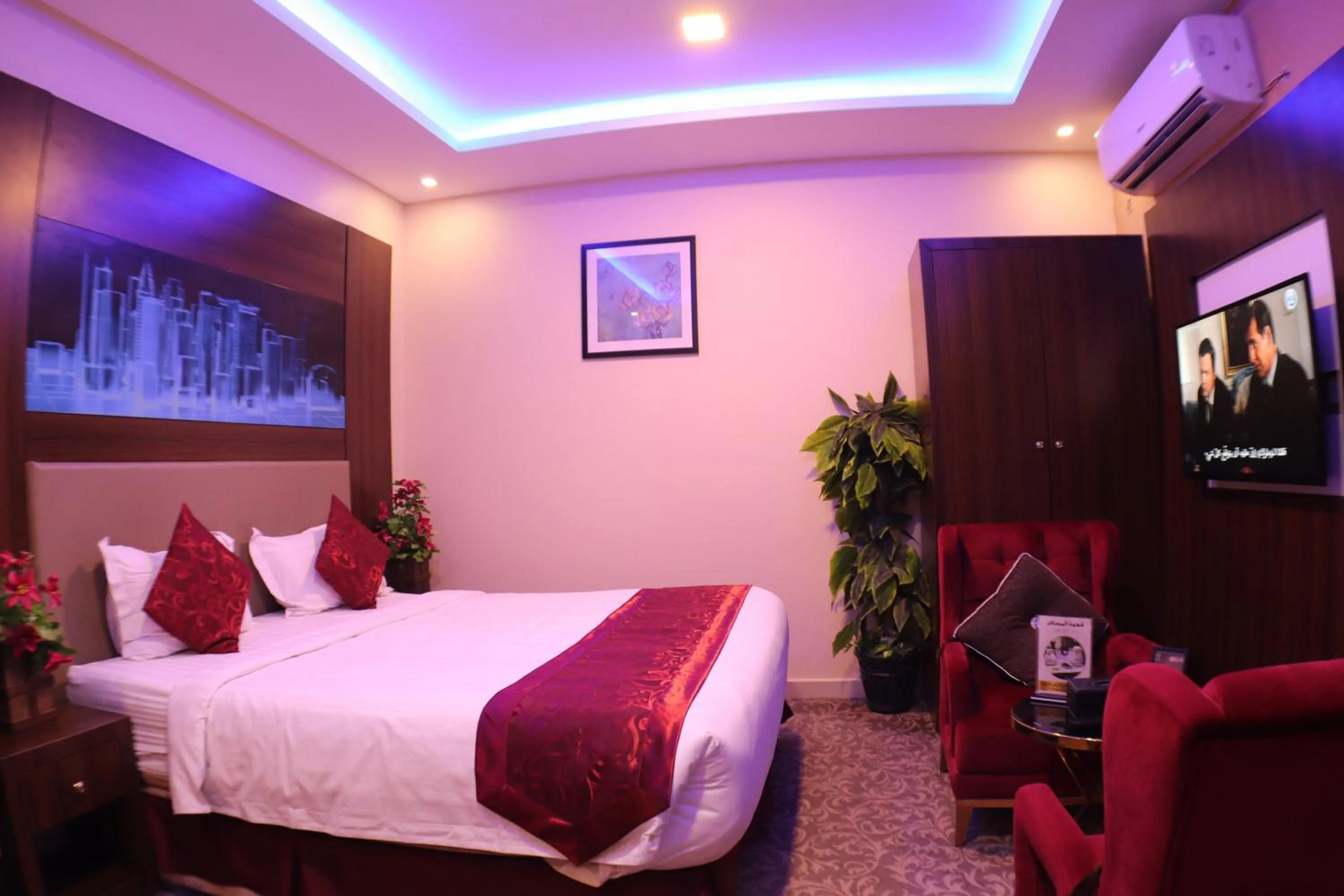 Bed in شقق سوات للشقق المخدومة