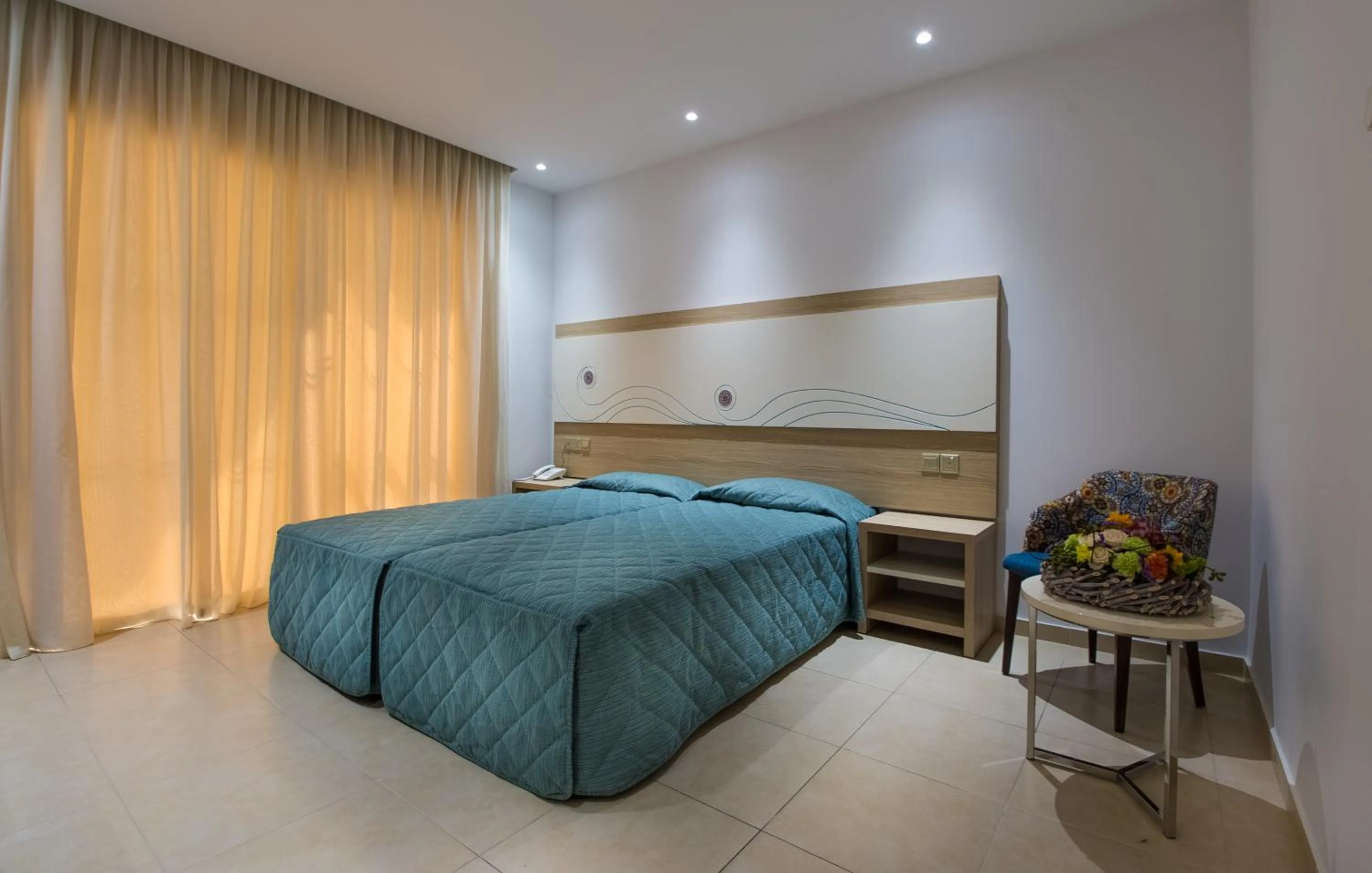 Bedroom, Bed in Stamatia Hotel