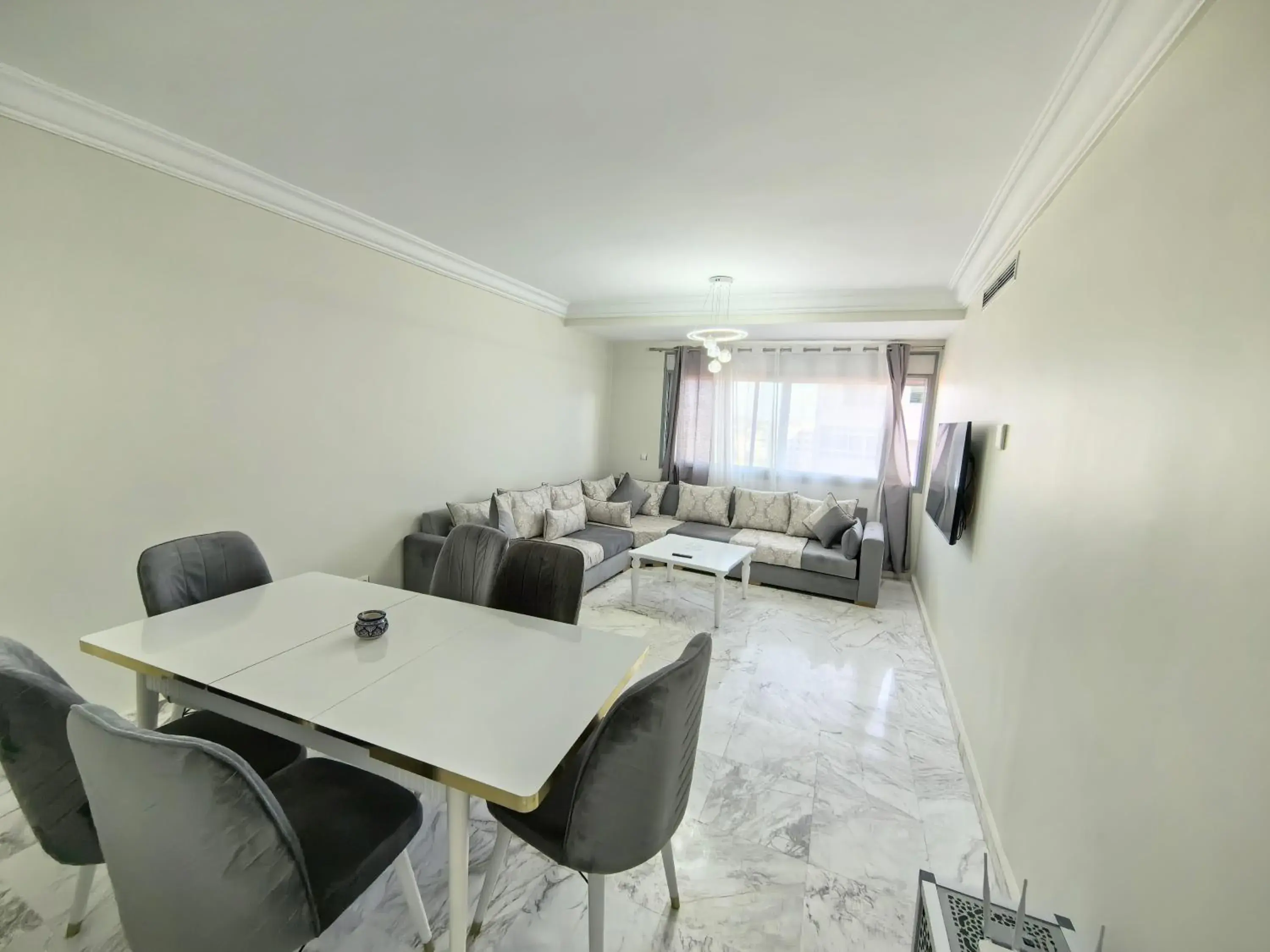 Two-Bedroom Apartment with Terrace in City Bleu Maroc Two-Bedroom Apartment with Terrace in City Bleu Maroc