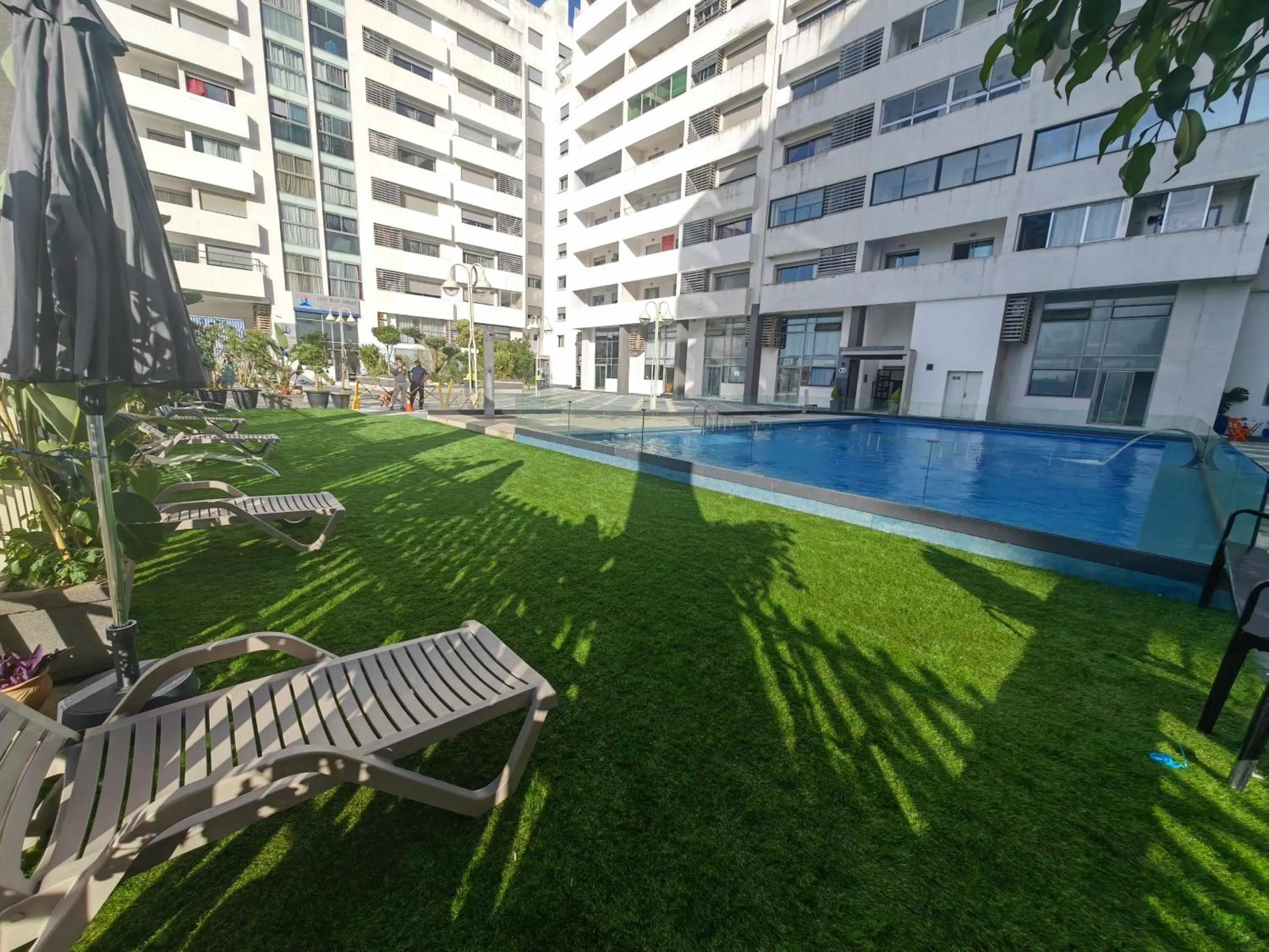 Swimming pool in City Bleu Maroc