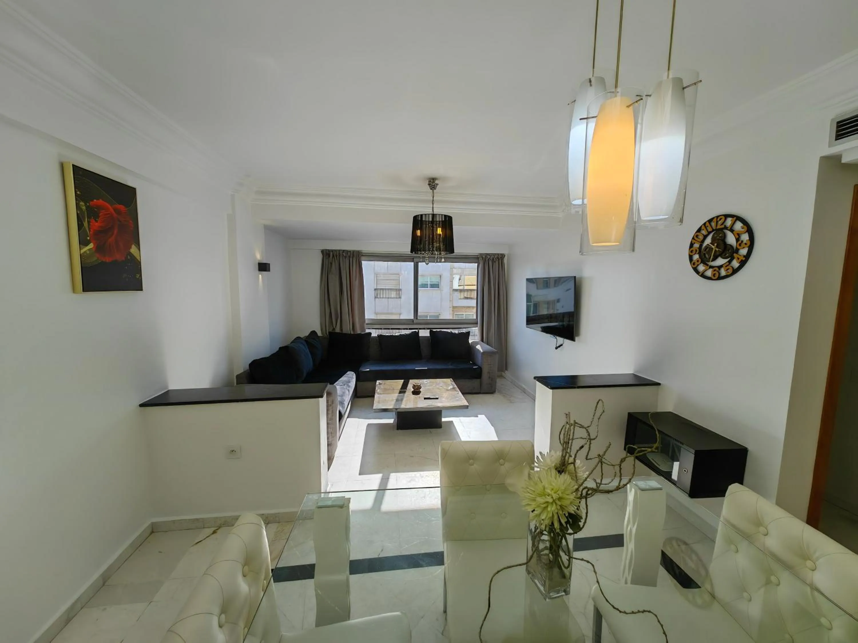 Communal lounge/ TV room in City Bleu Maroc