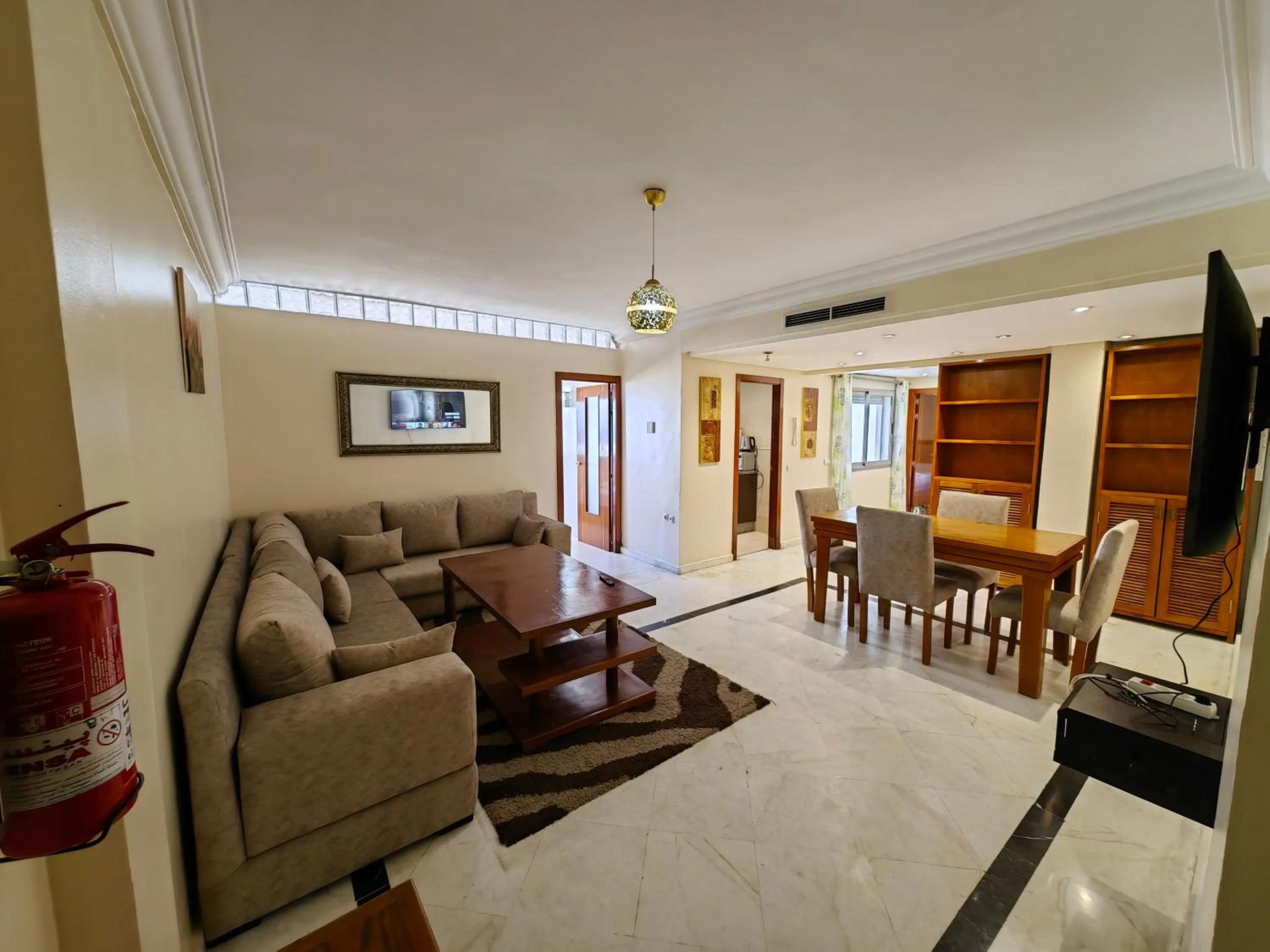 Communal lounge/ TV room in City Bleu Maroc