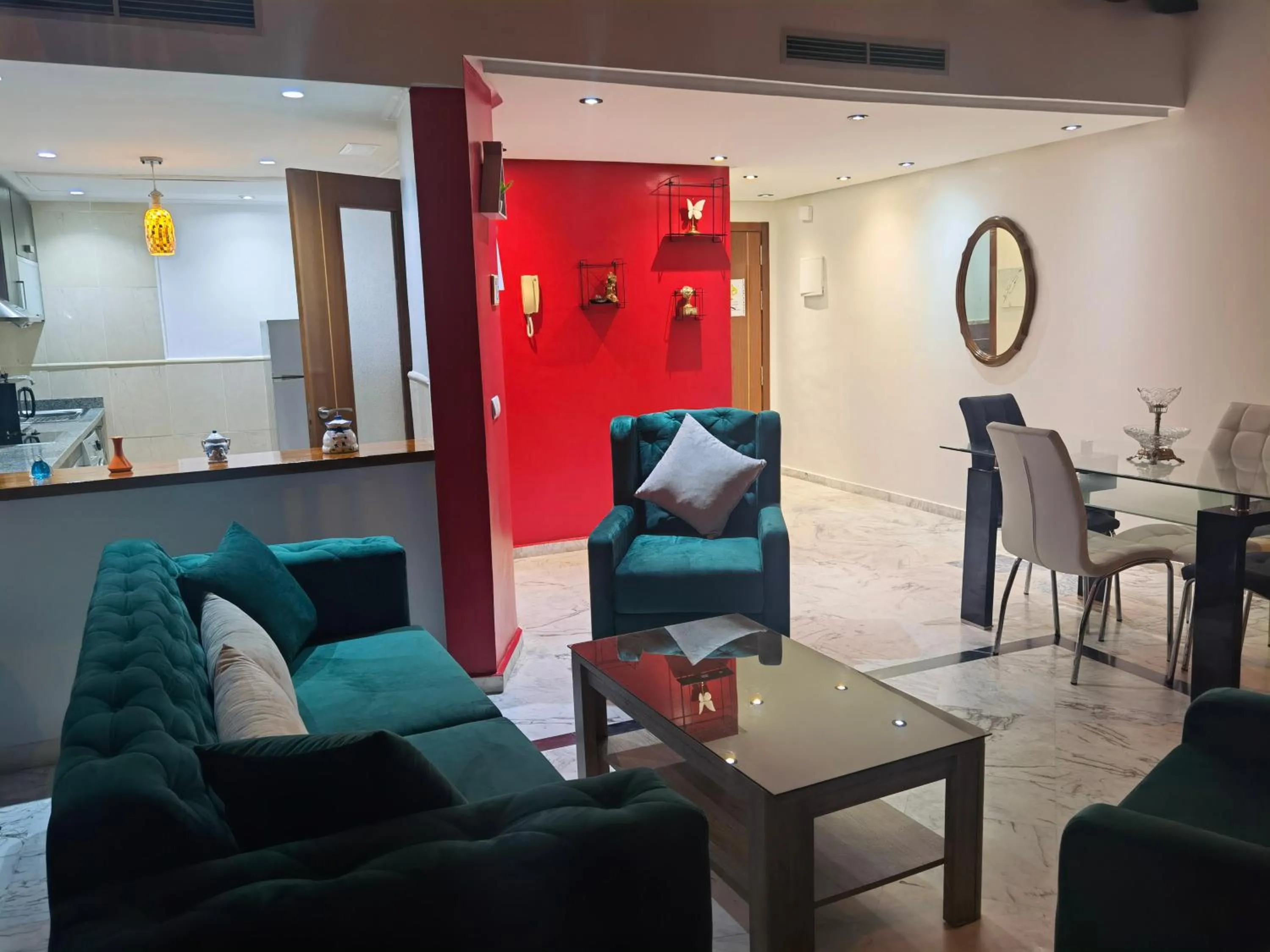 Kitchen or kitchenette in City Bleu Maroc