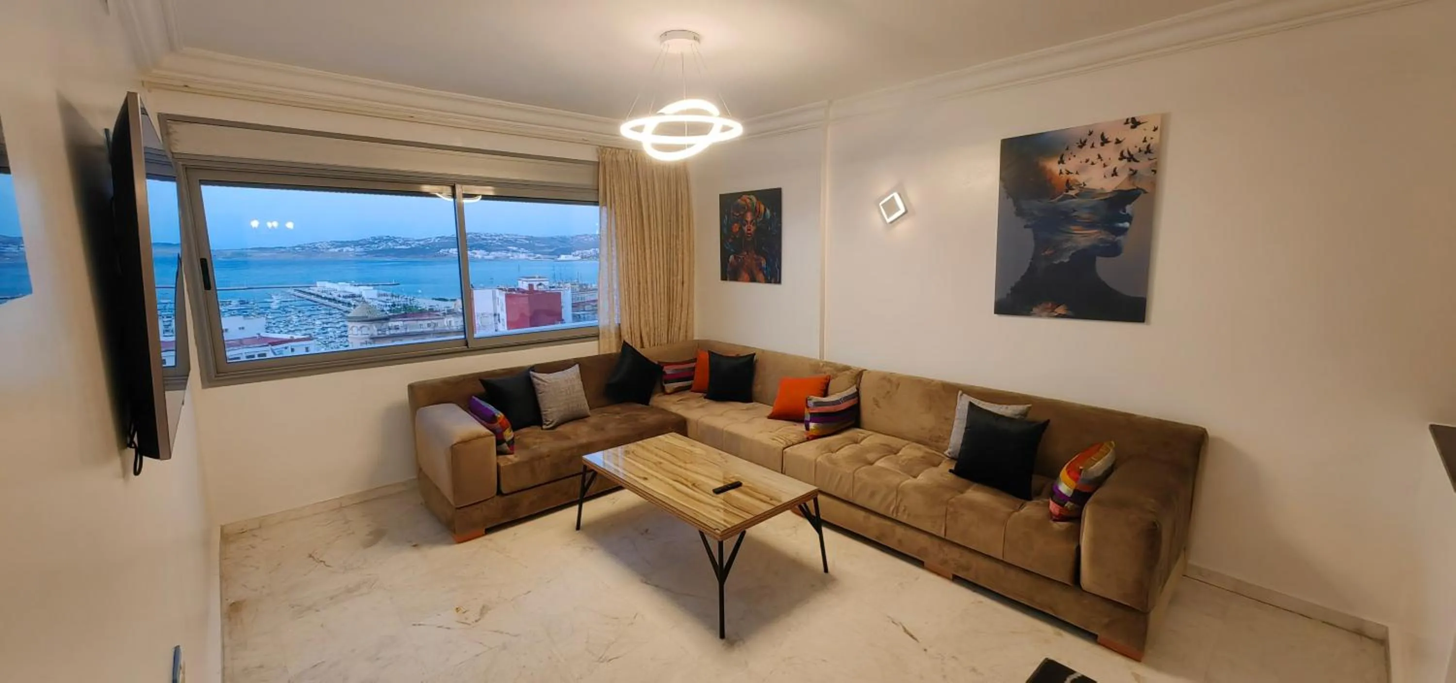 Seating area in City Bleu Maroc