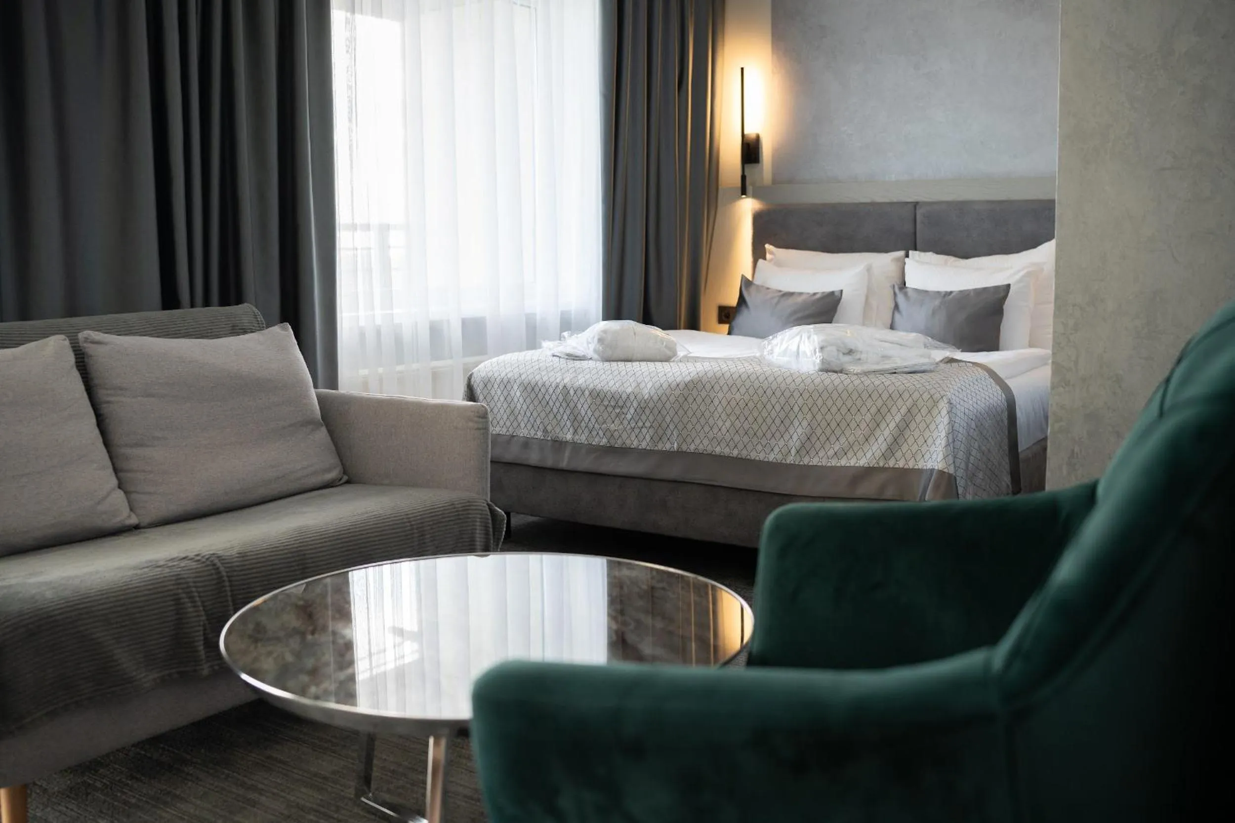 Bed in Bellevue Park Hotel Riga with FREE Parking