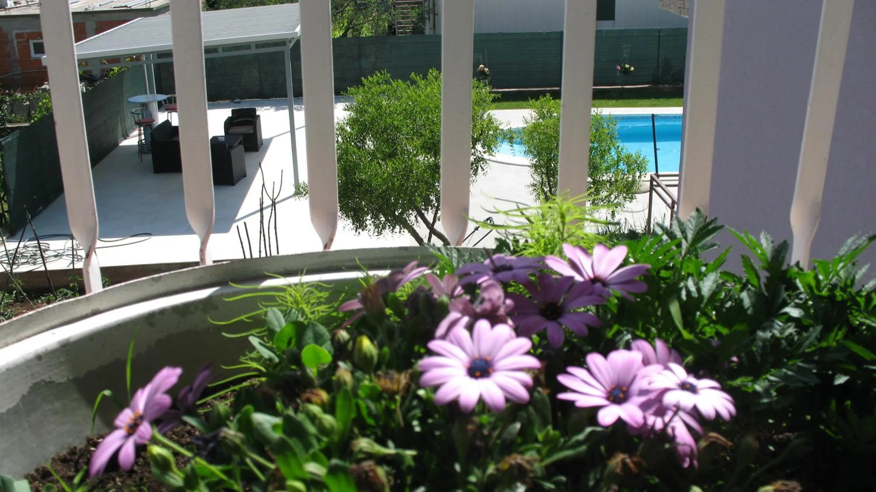 Pool view in KrkaHaus