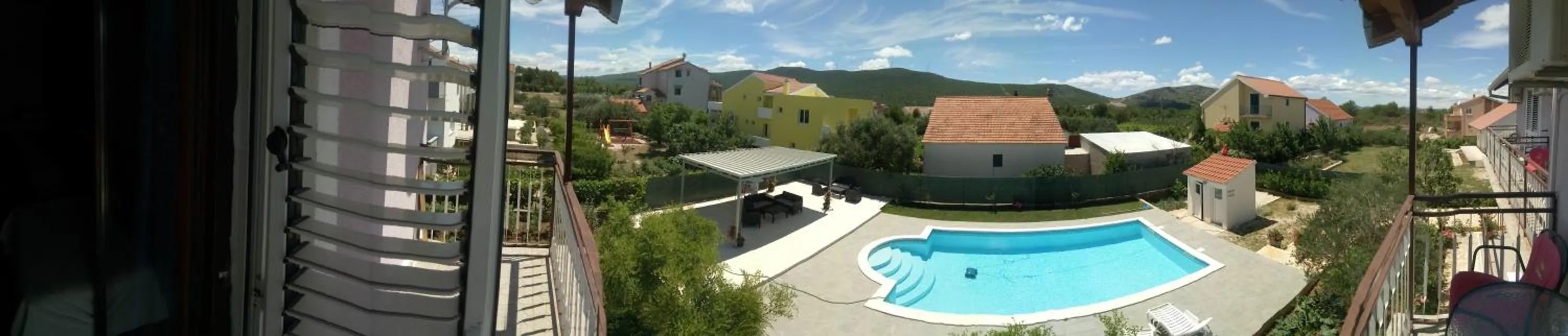 Pool view in KrkaHaus