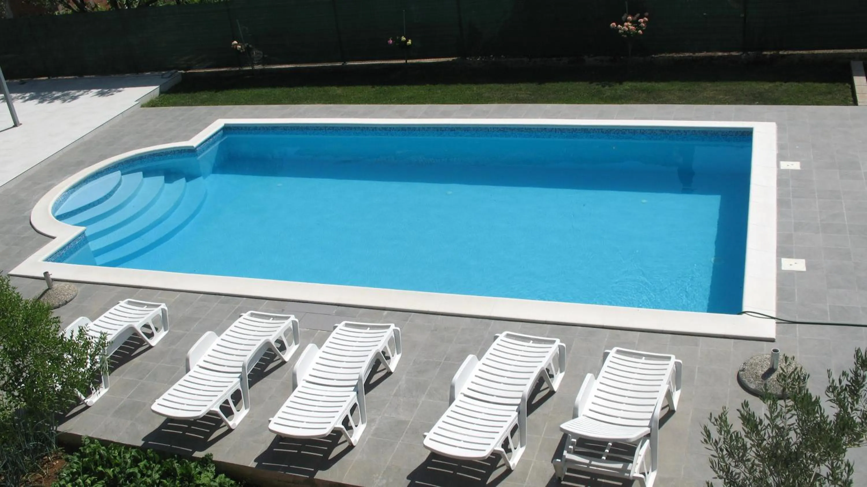 Pool view in KrkaHaus