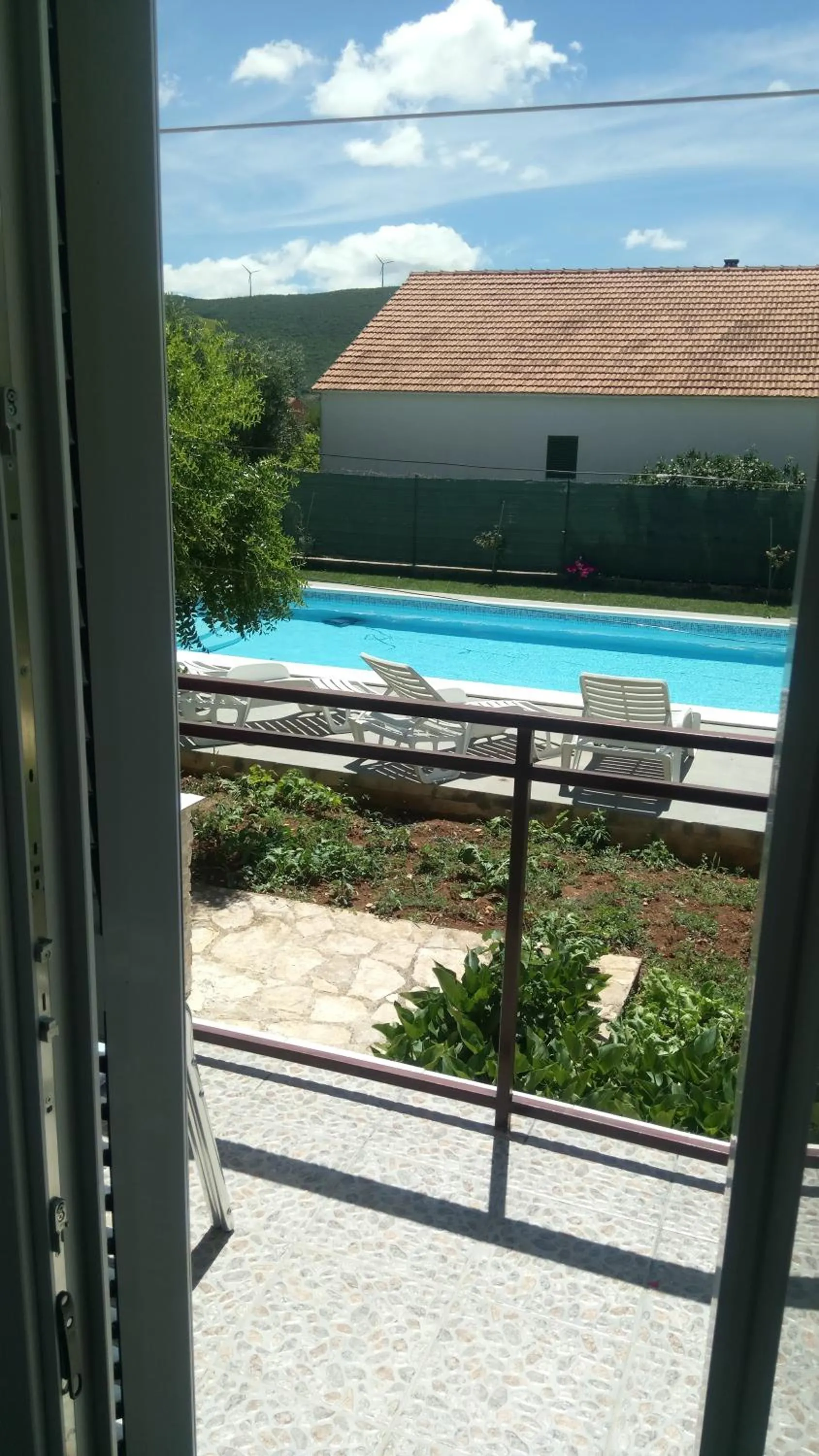 Pool view in KrkaHaus