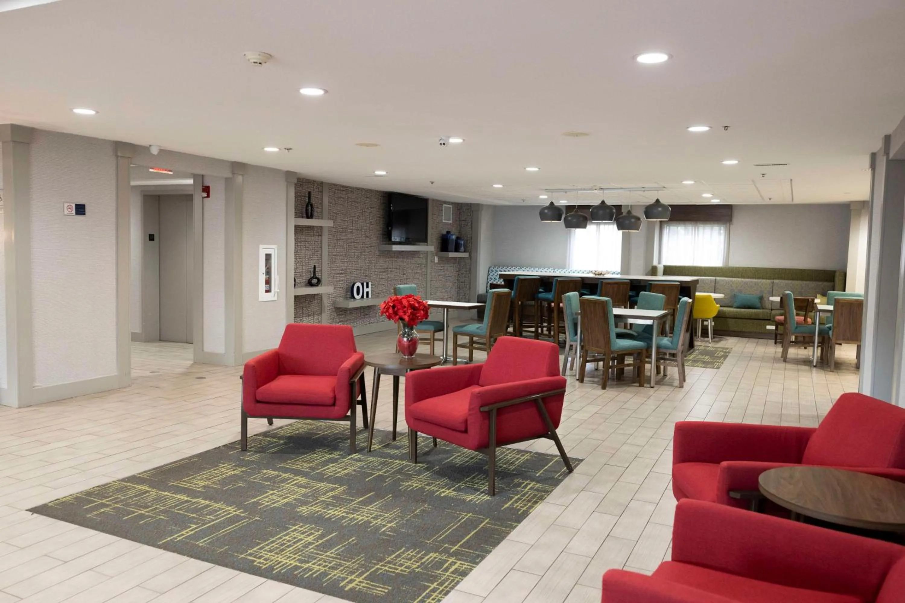 Lobby or reception in Hampton Inn Kent/Akron Area