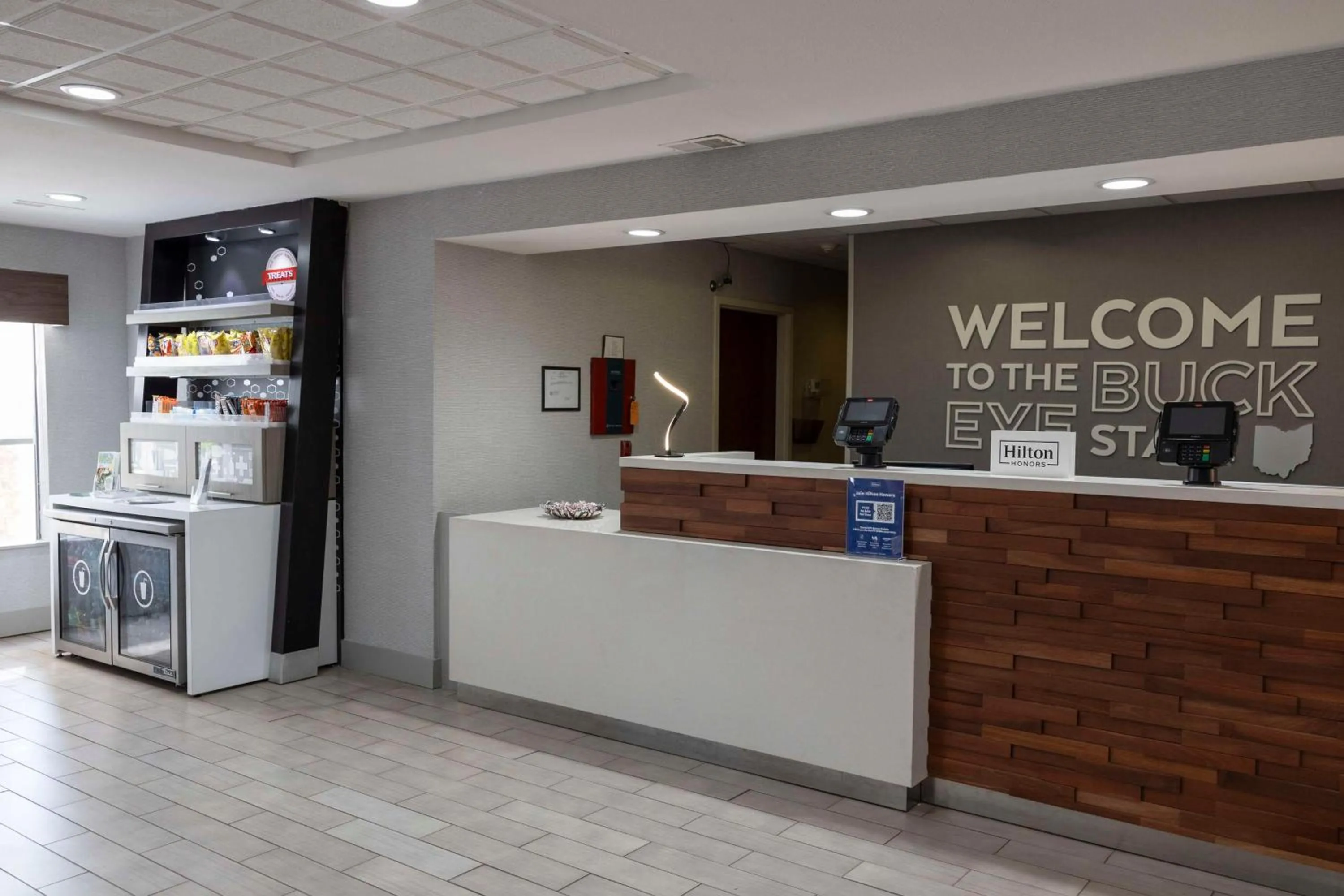 Lobby or reception in Hampton Inn Kent/Akron Area