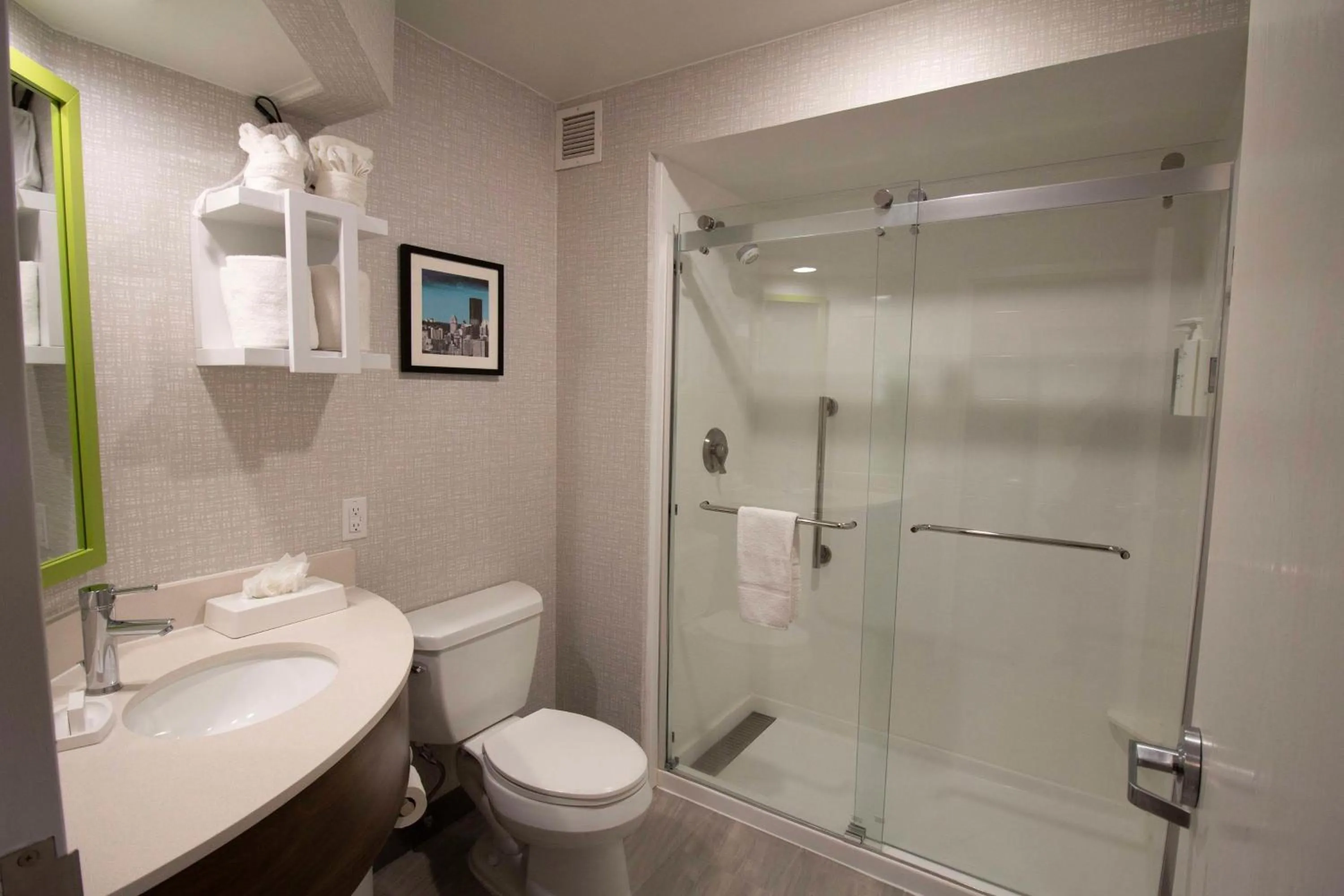 Bathroom in Hampton Inn Kent/Akron Area