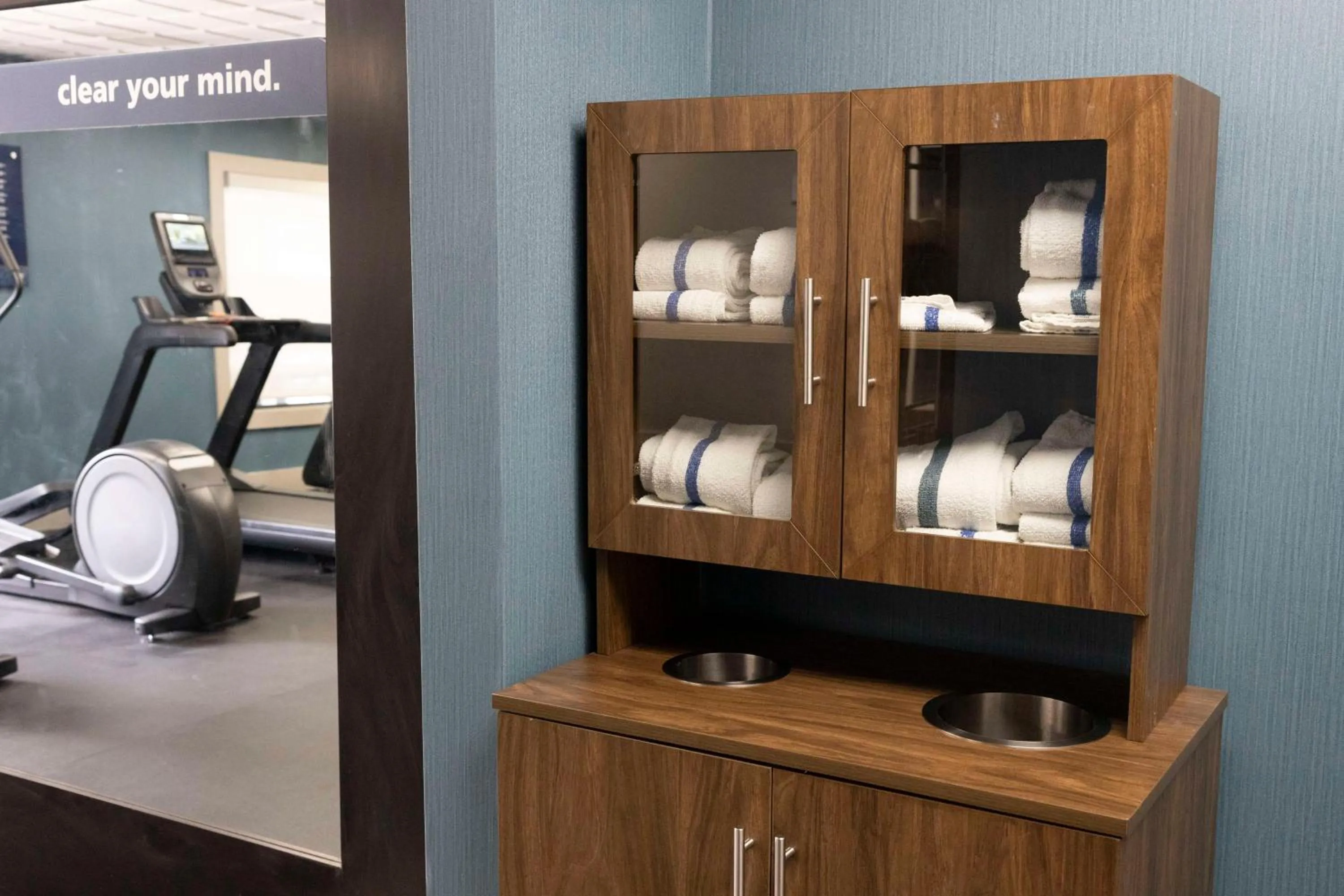 Fitness centre/facilities in Hampton Inn Kent/Akron Area