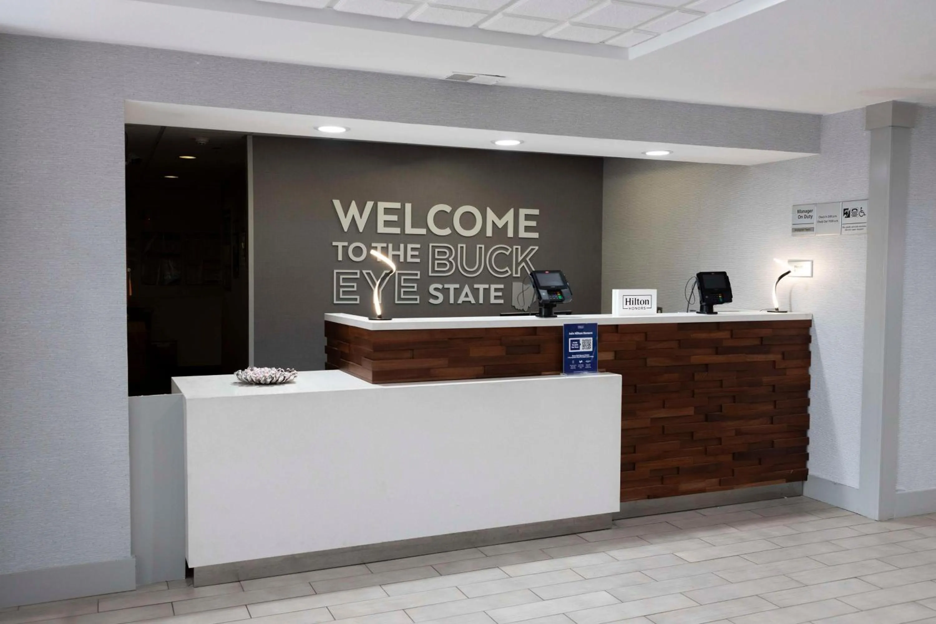Lobby or reception in Hampton Inn Kent/Akron Area