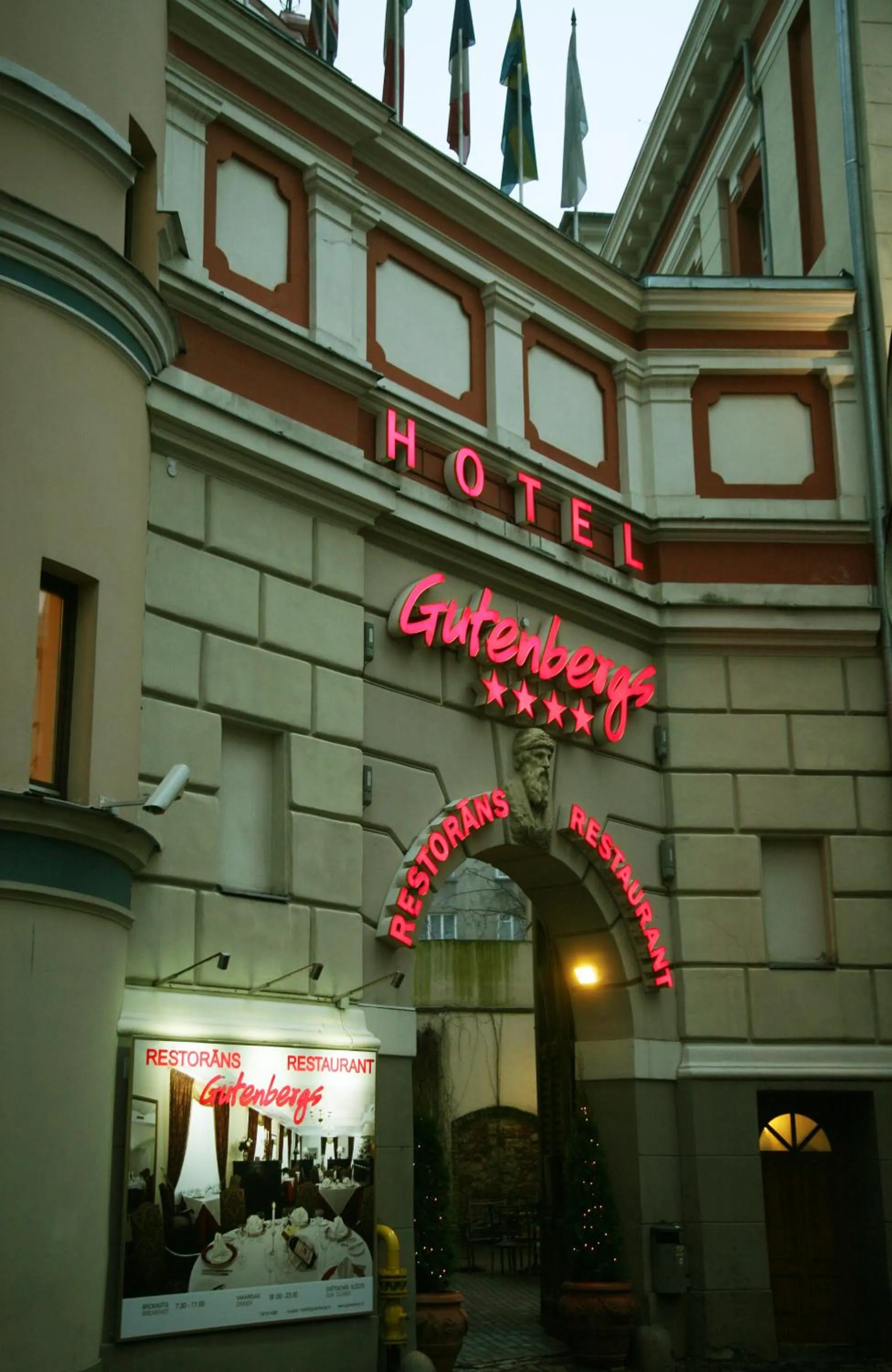 Facade/entrance in Hotel Gutenbergs