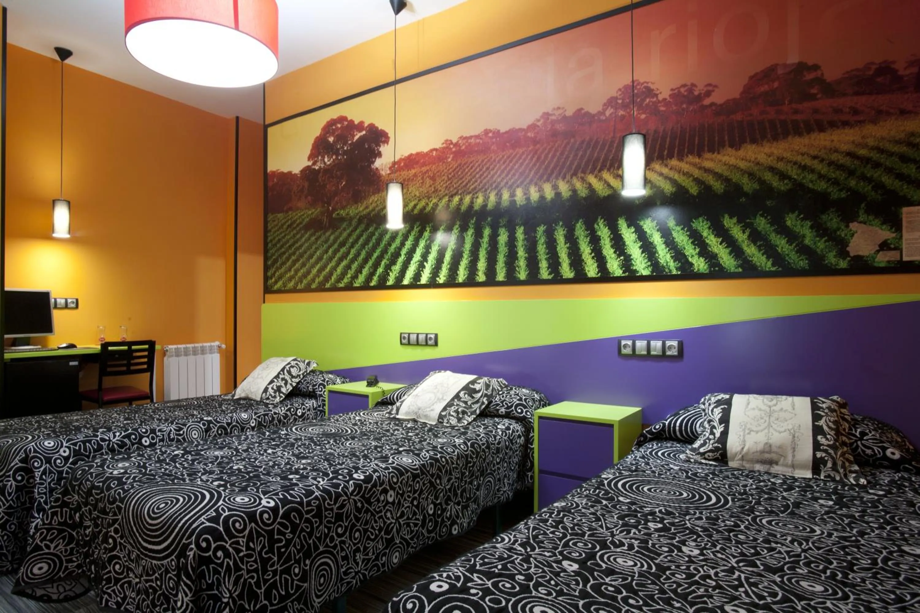 Bed in JC Rooms Santa Ana