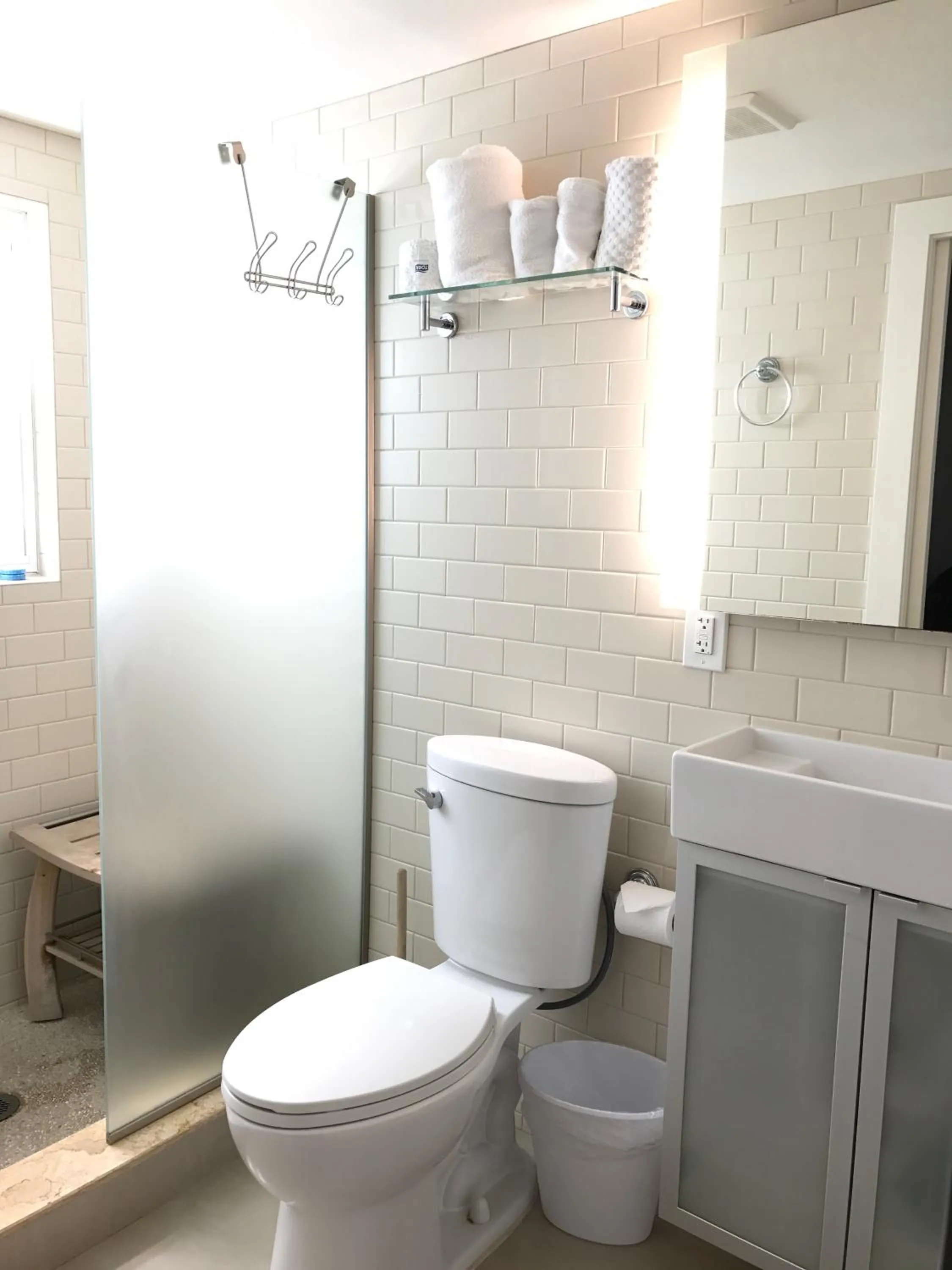 Toilet in Captiva Beach Resort (open private beach access)