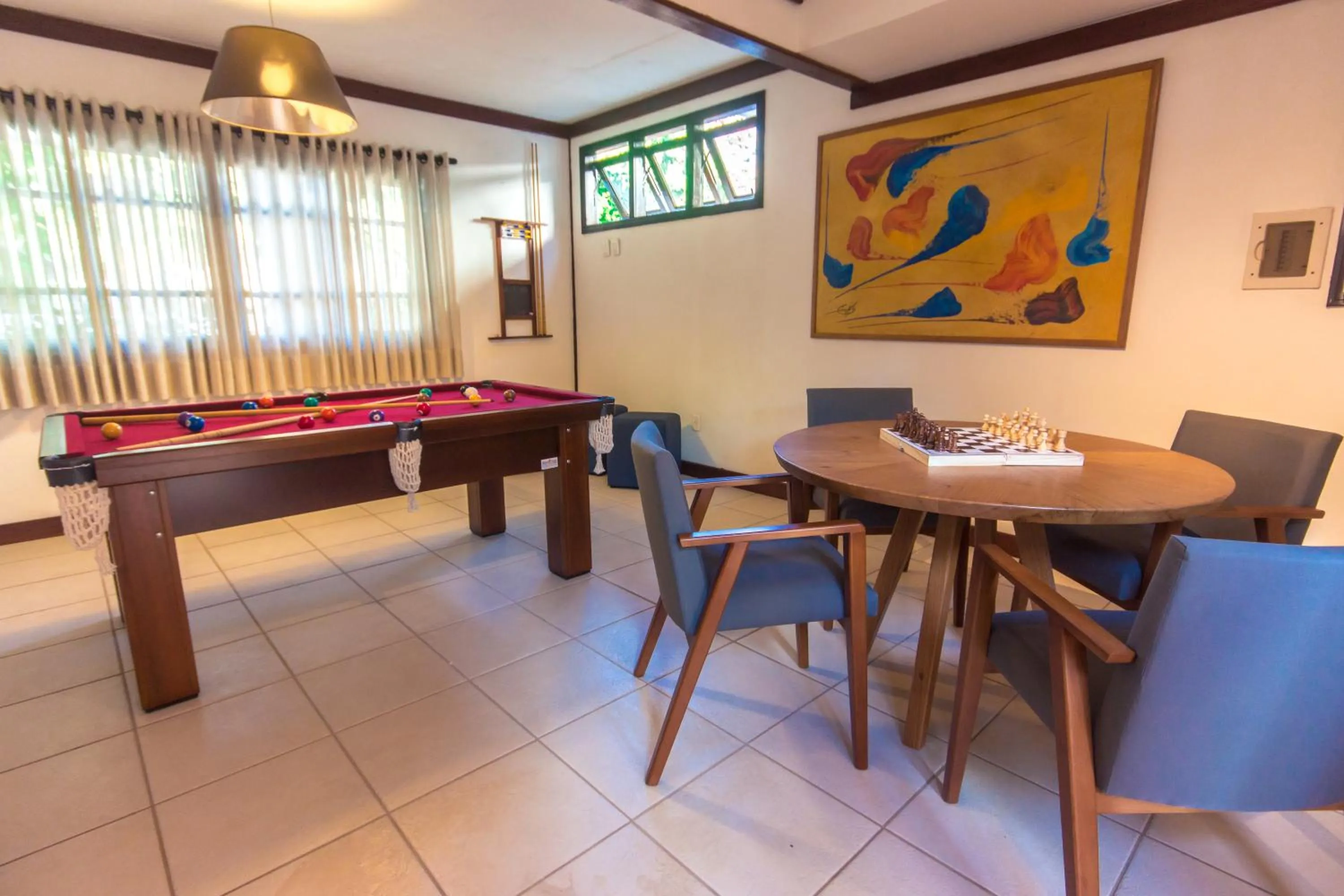 Game Room in Porto Zarpa Hotel