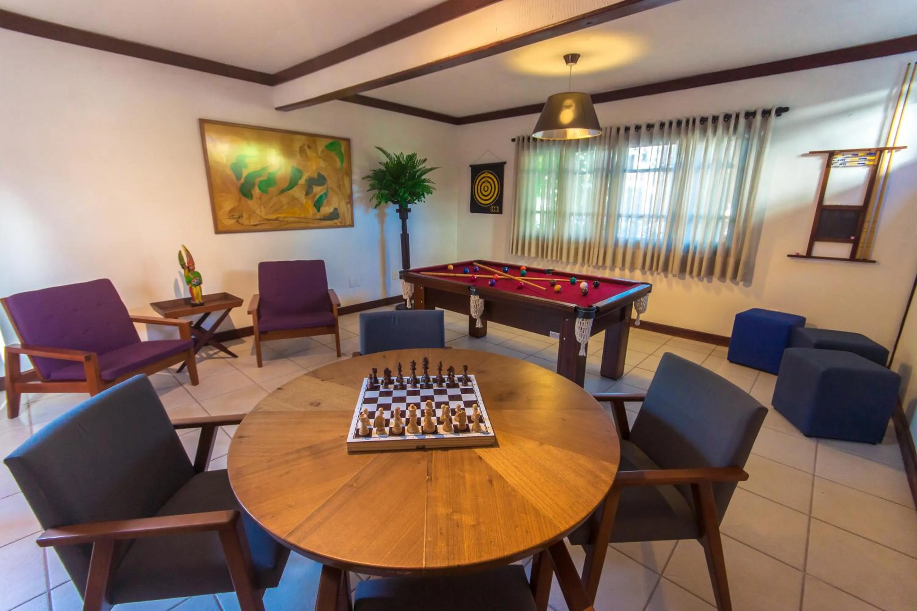 Game Room in Porto Zarpa Hotel