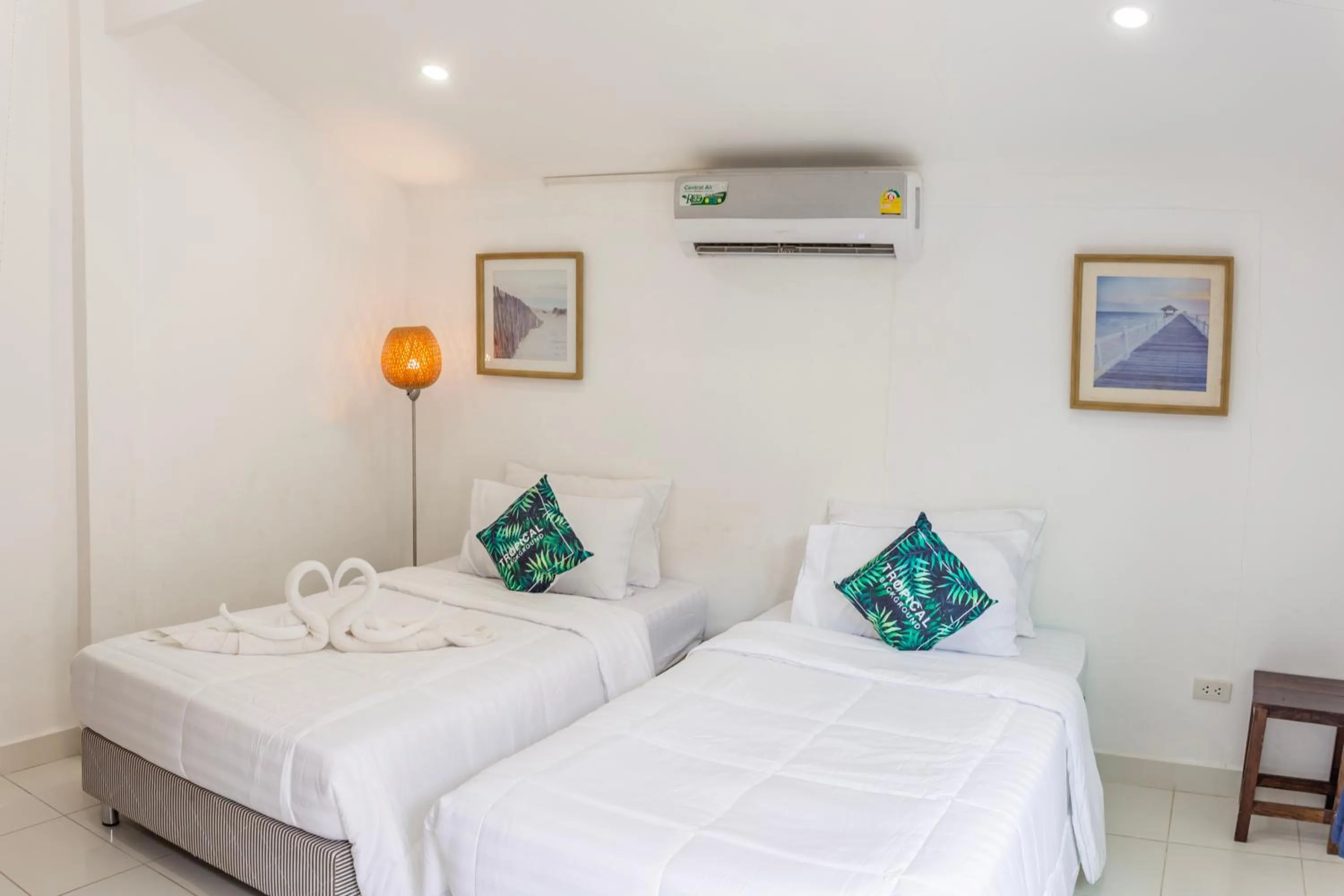 Bed in ROMANTIC Pool Villa