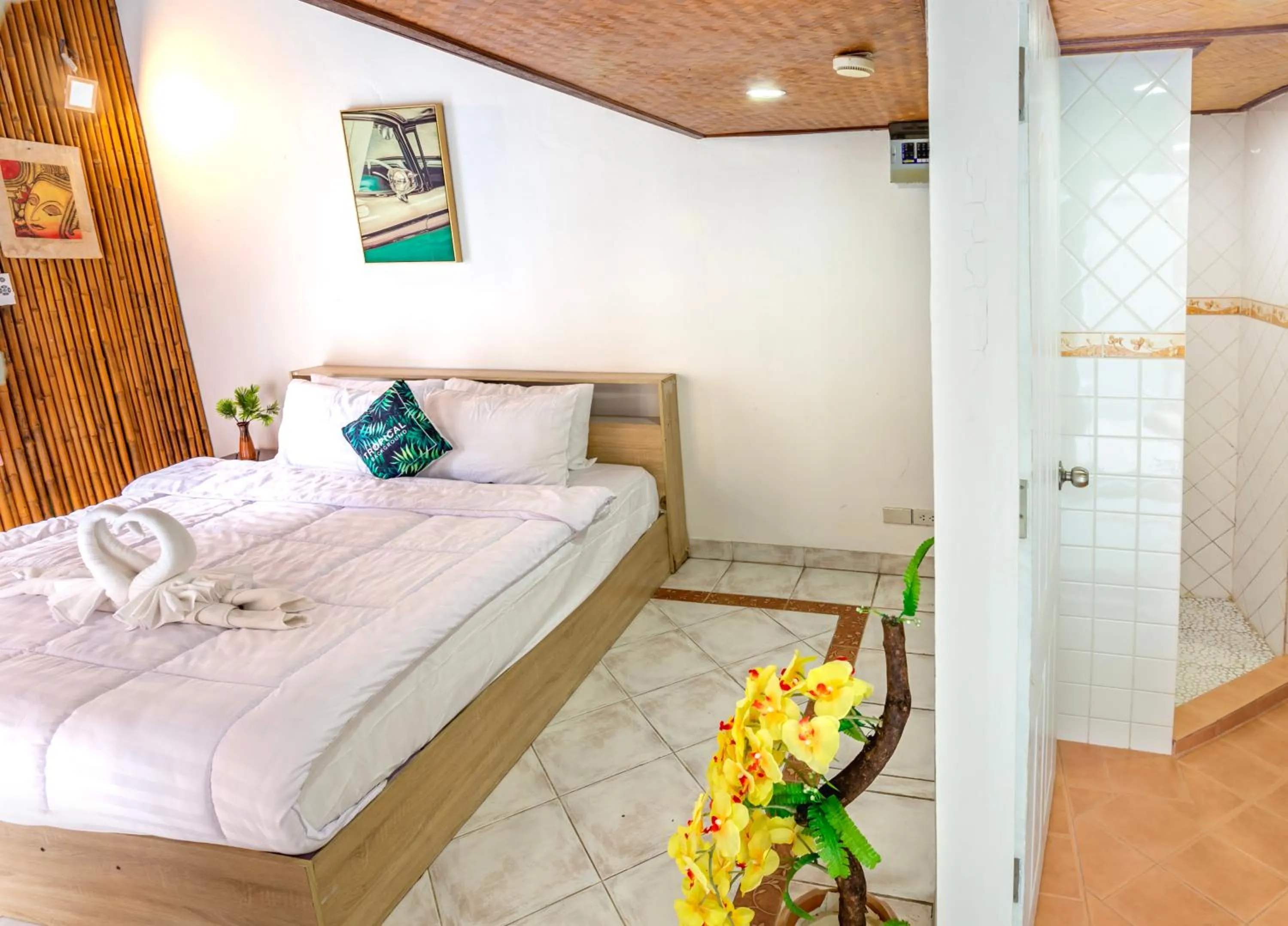 Shower, Bed in ROMANTIC Pool Villa