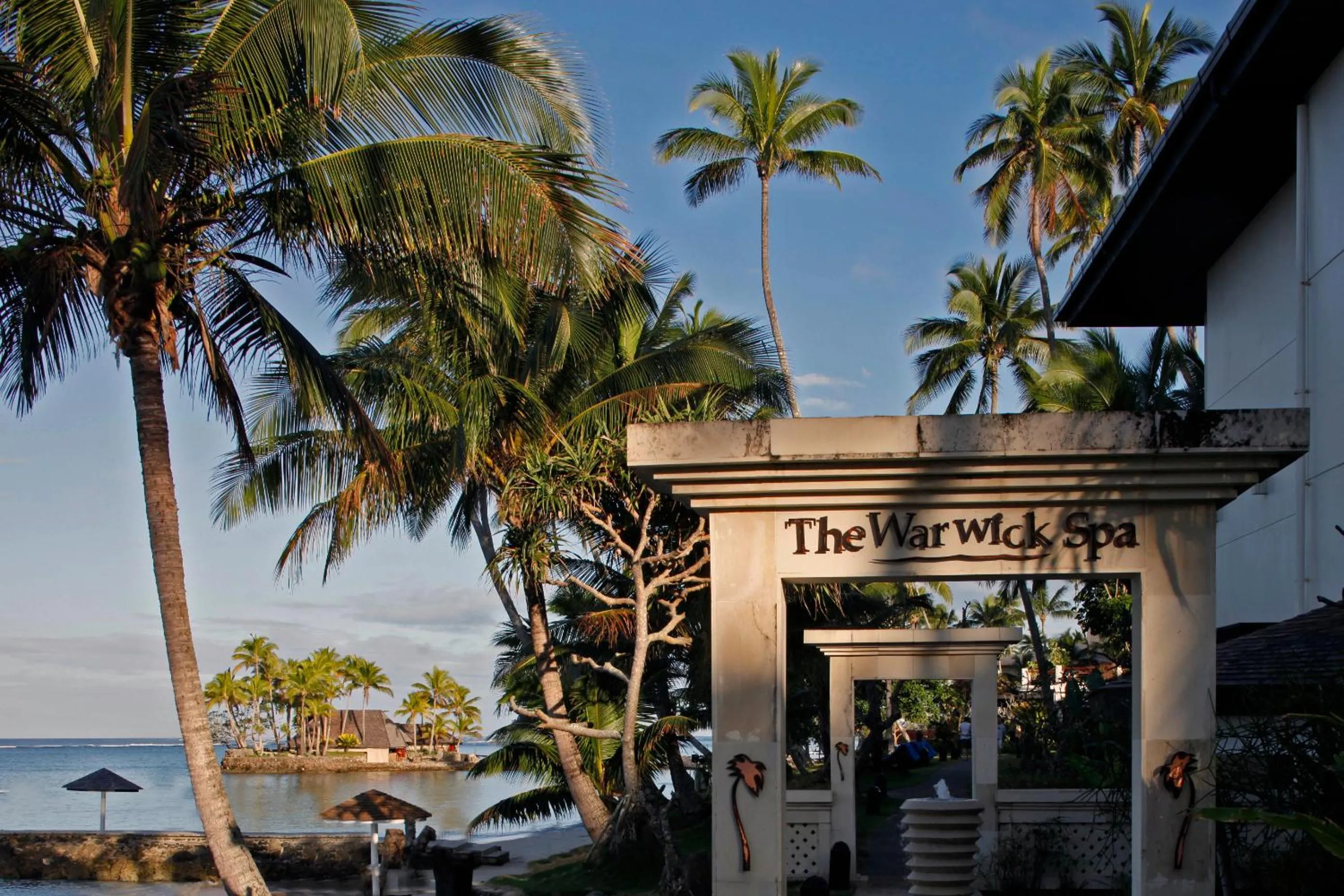 Facade/entrance in The Warwick Fiji