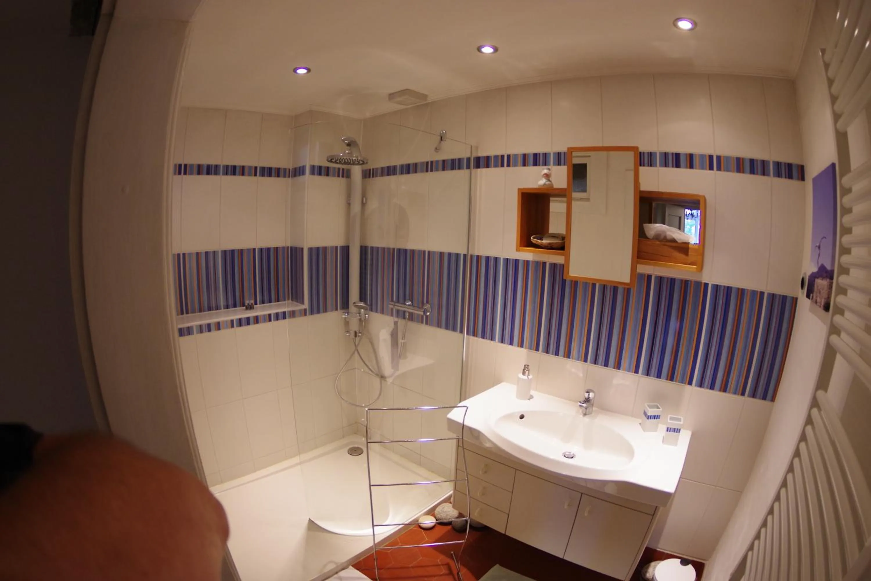 Bathroom in Wohnen im Burghotel