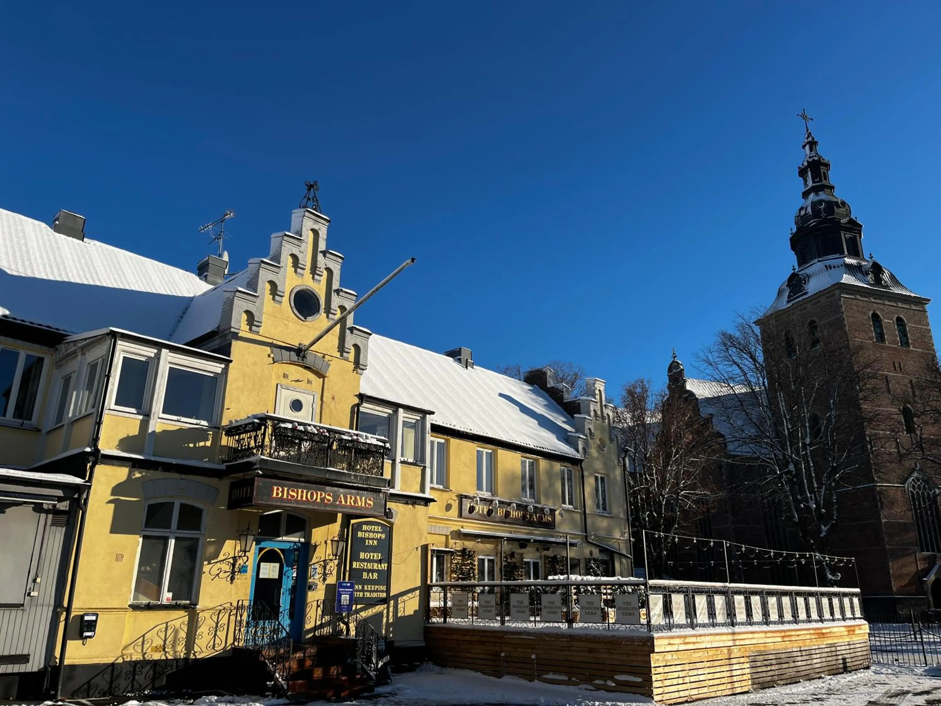 Facade/entrance in Hotel Bishops Arms Kristianstad