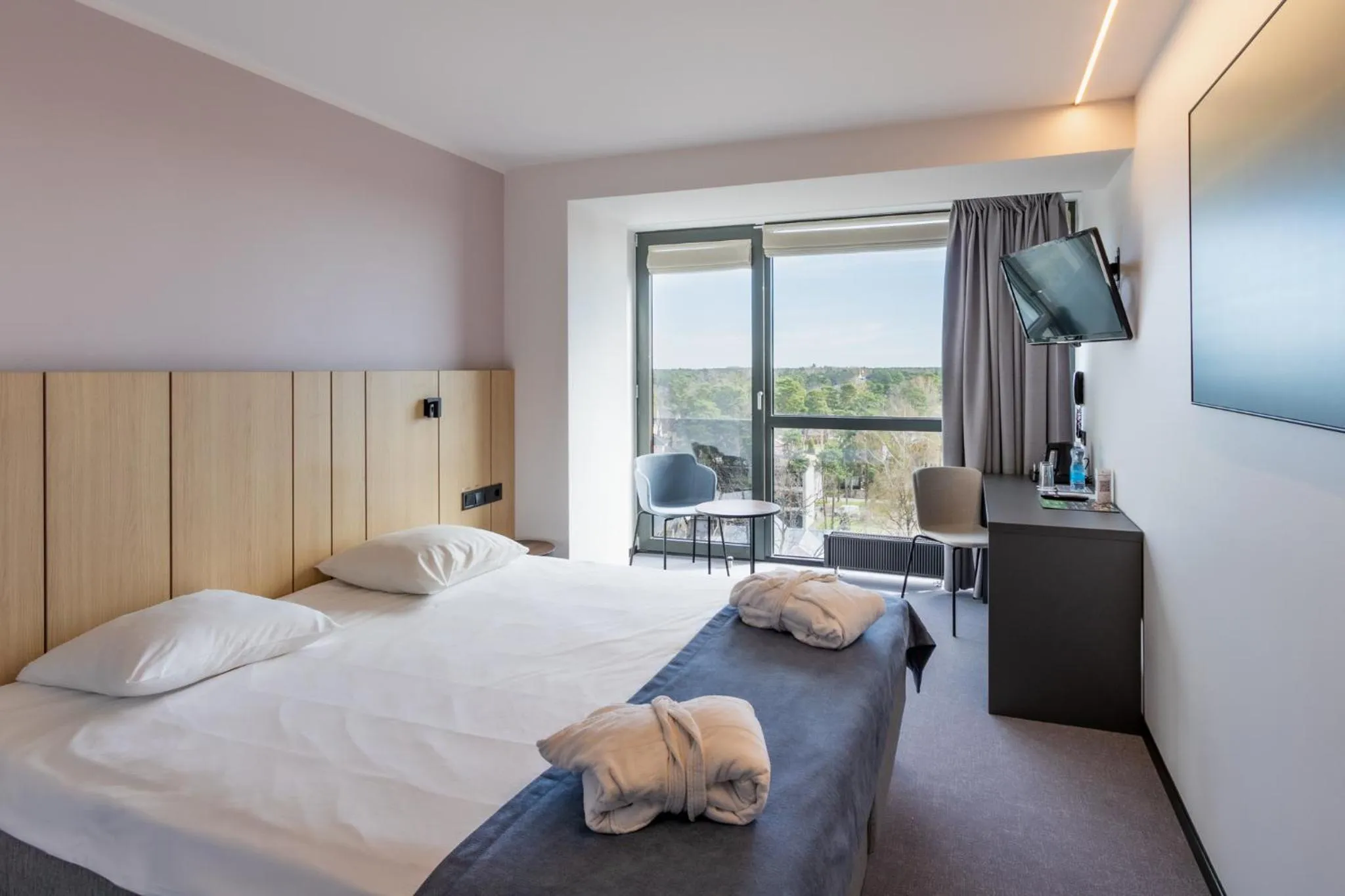 TV and multimedia, Bed in Hotel Jurmala Spa