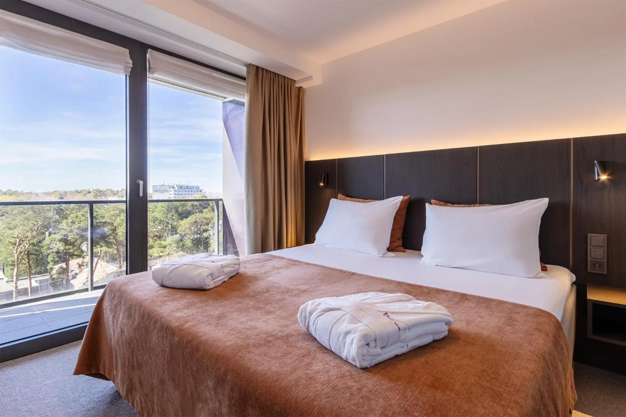 Bedroom, Bed in Hotel Jurmala Spa