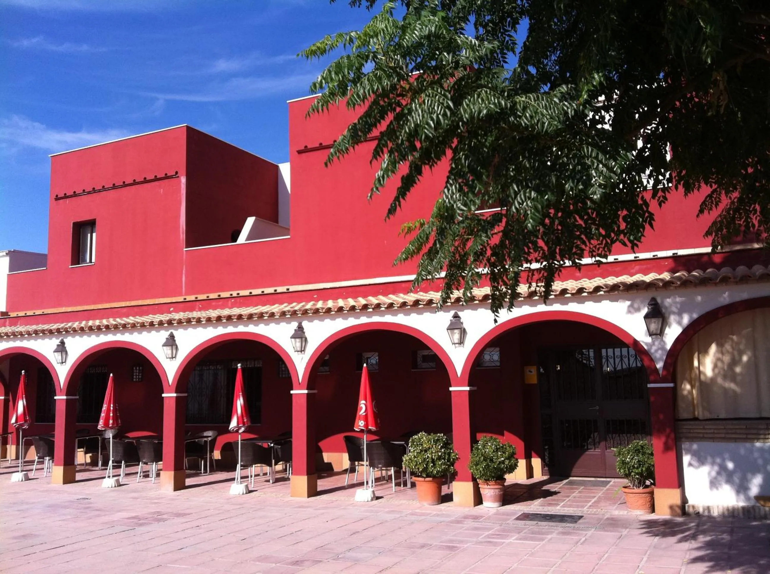 Patio in Hostal Restaurante La Bartola