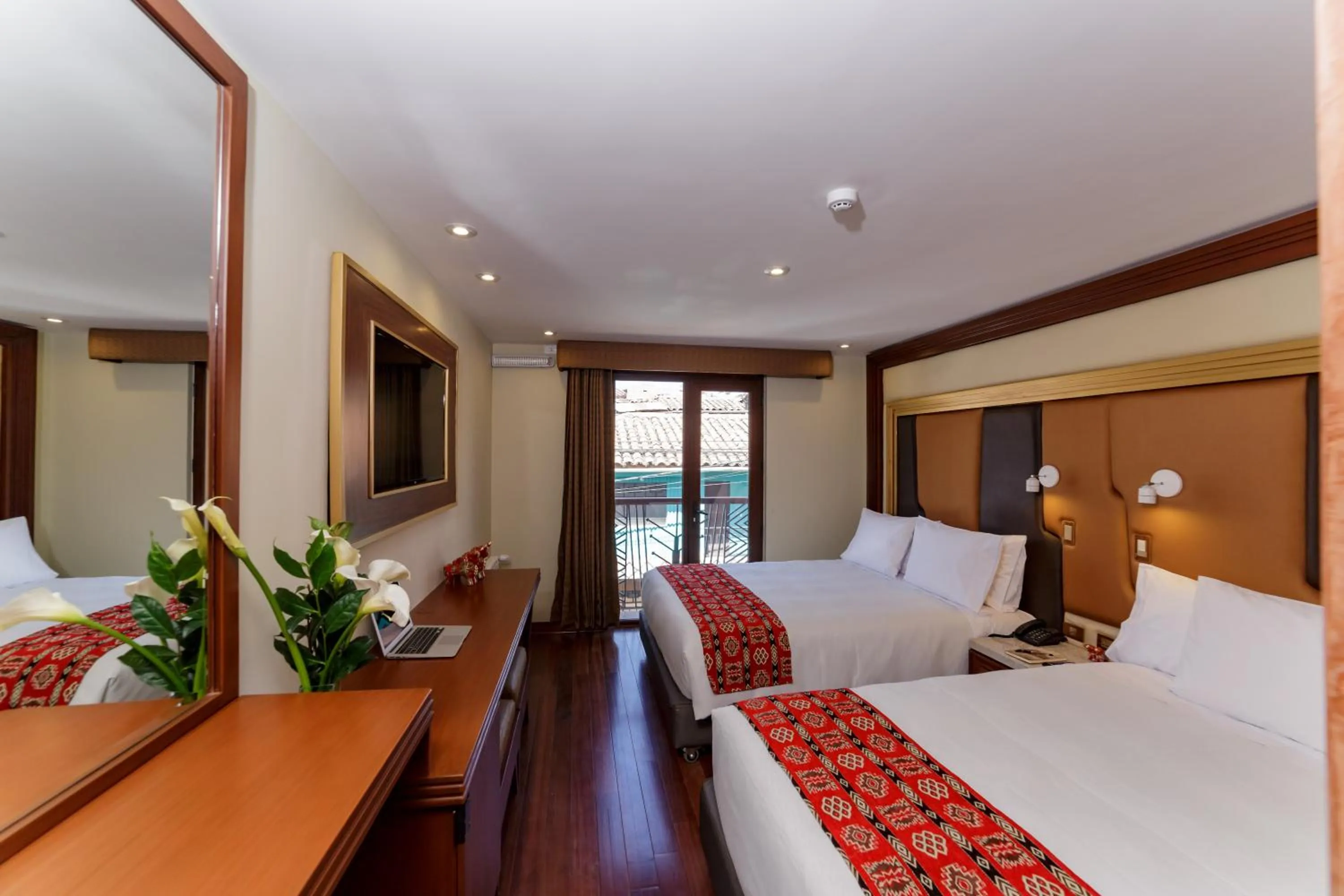 Bed in Yawar Inka Hotel