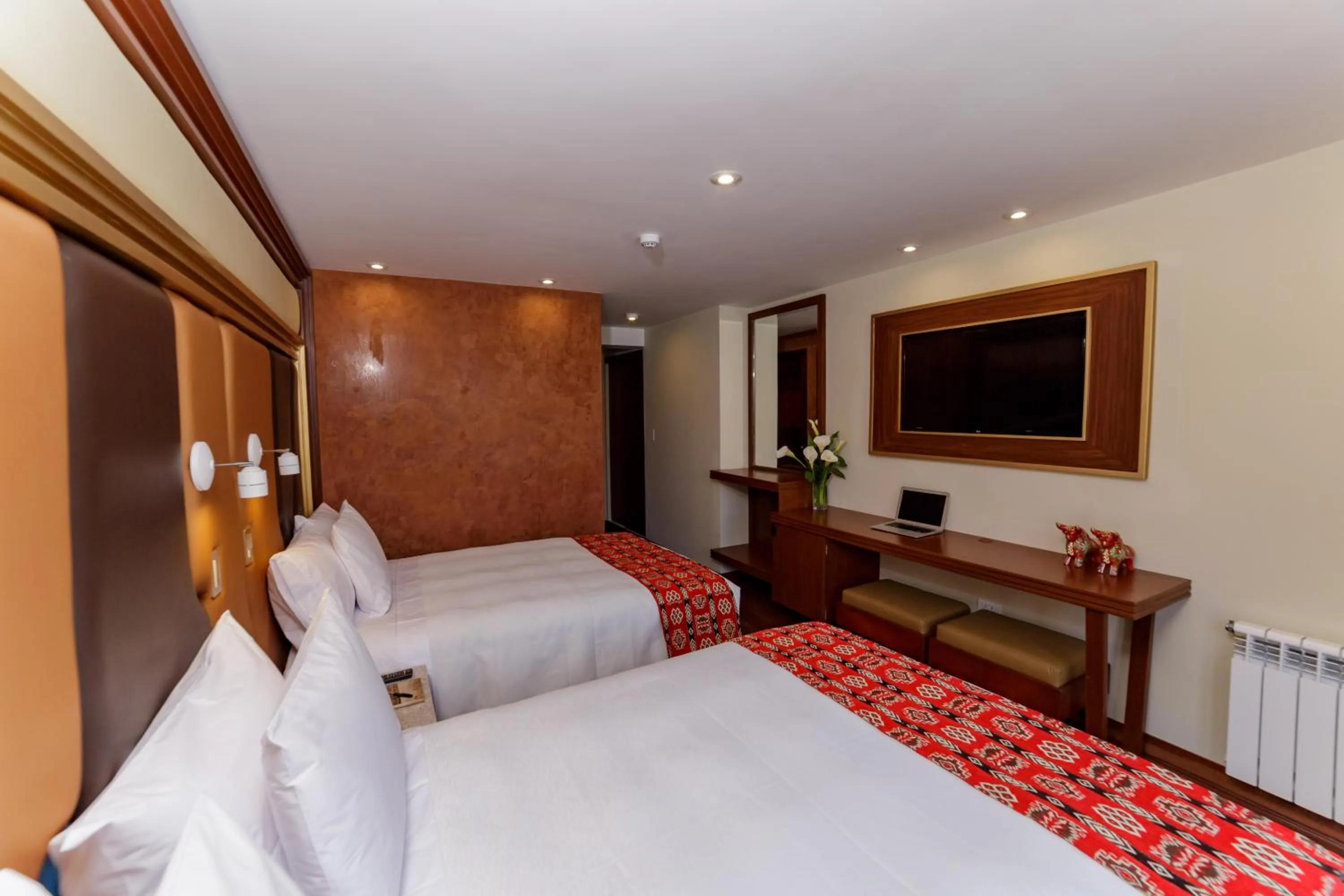 Bed in Yawar Inka Hotel