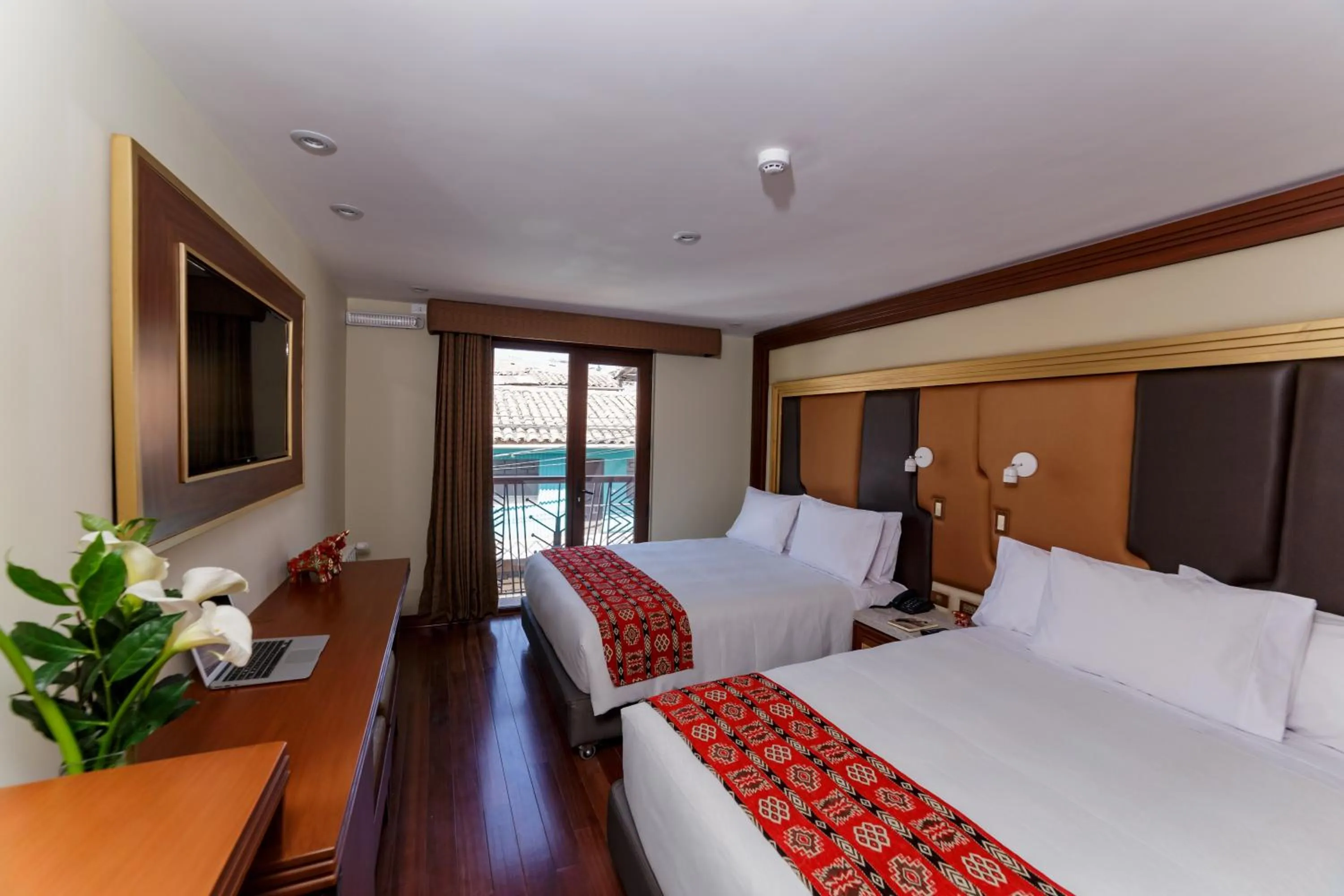 Bed in Yawar Inka Hotel