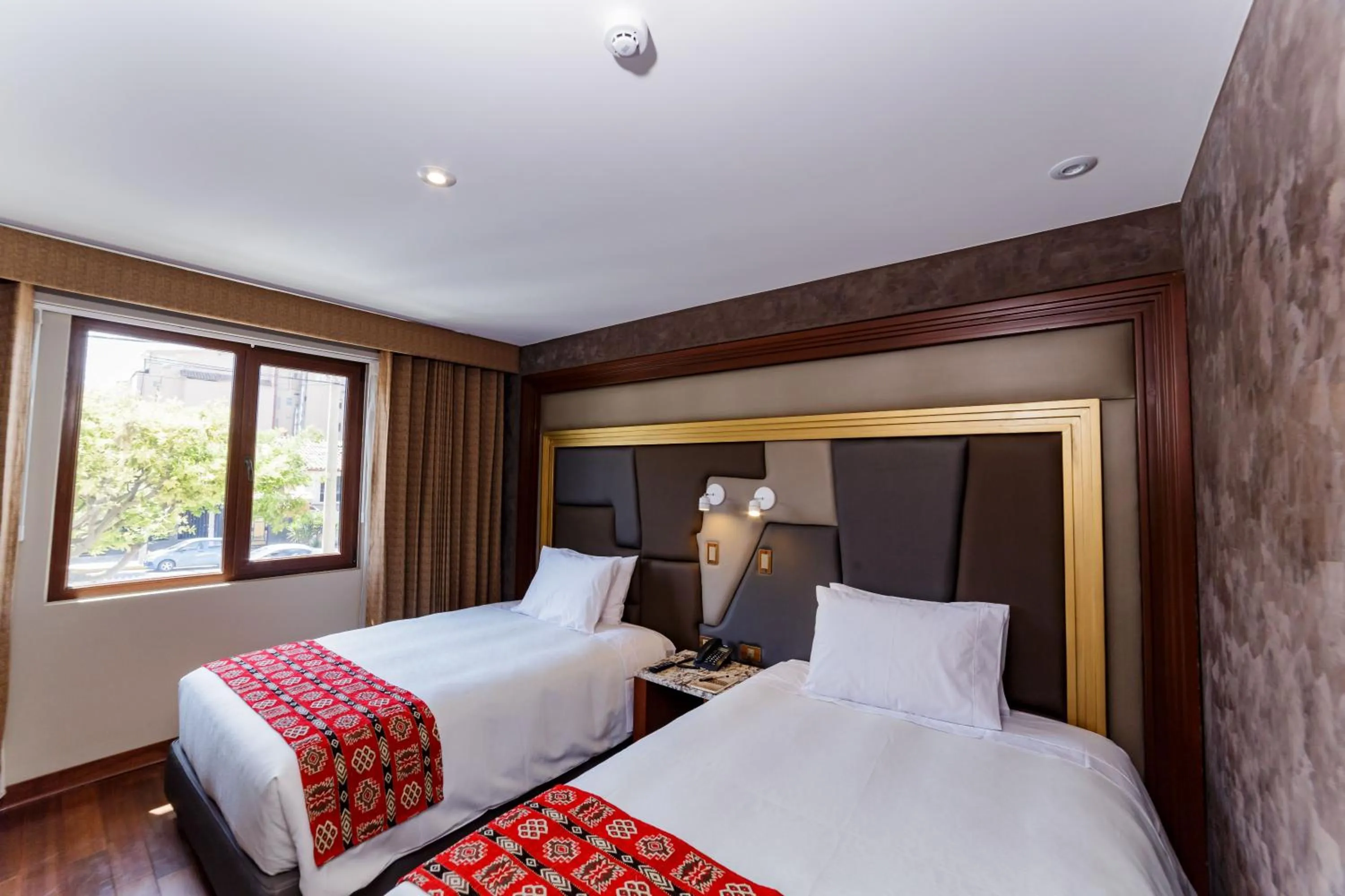 Bed in Yawar Inka Hotel