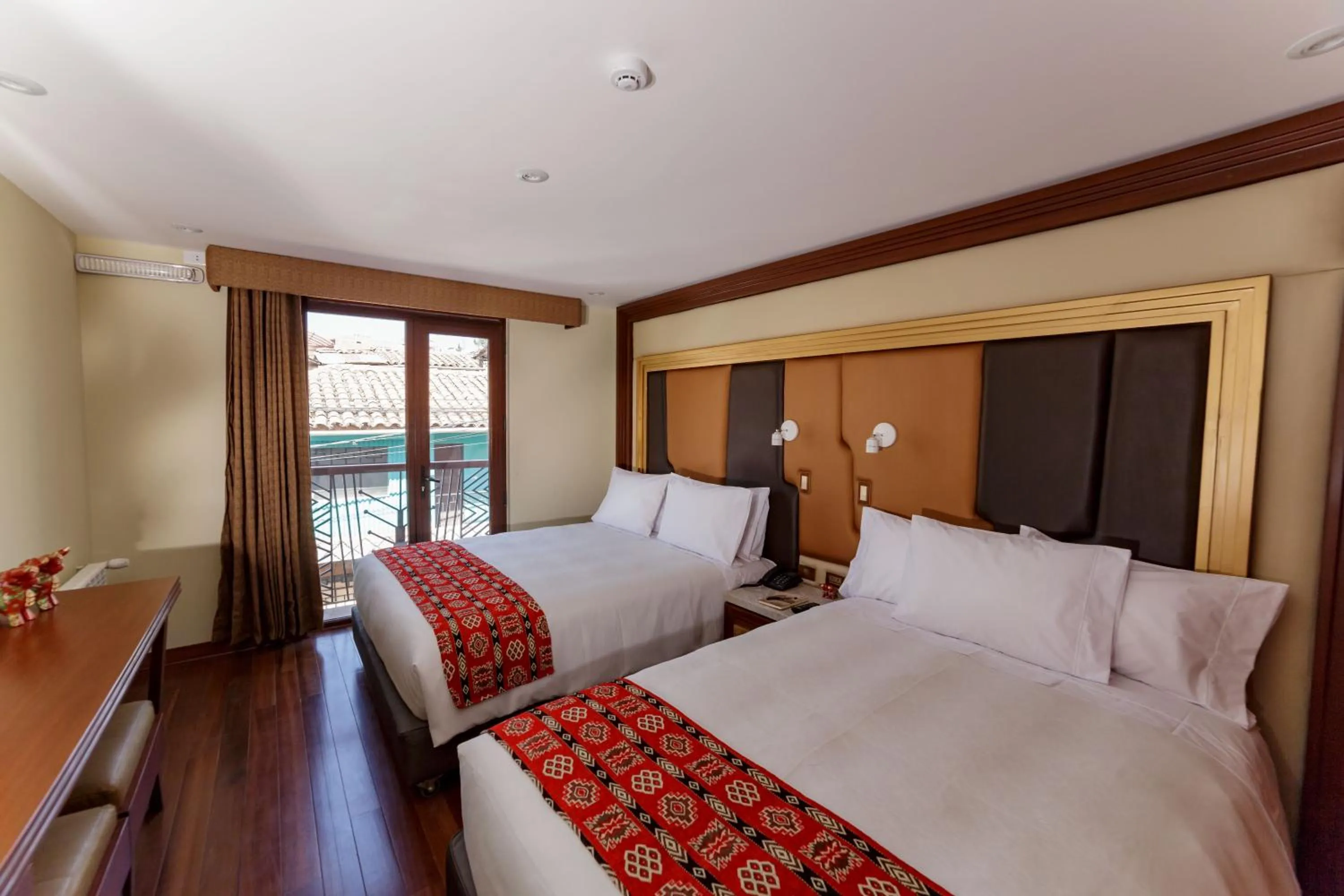Bed in Yawar Inka Hotel