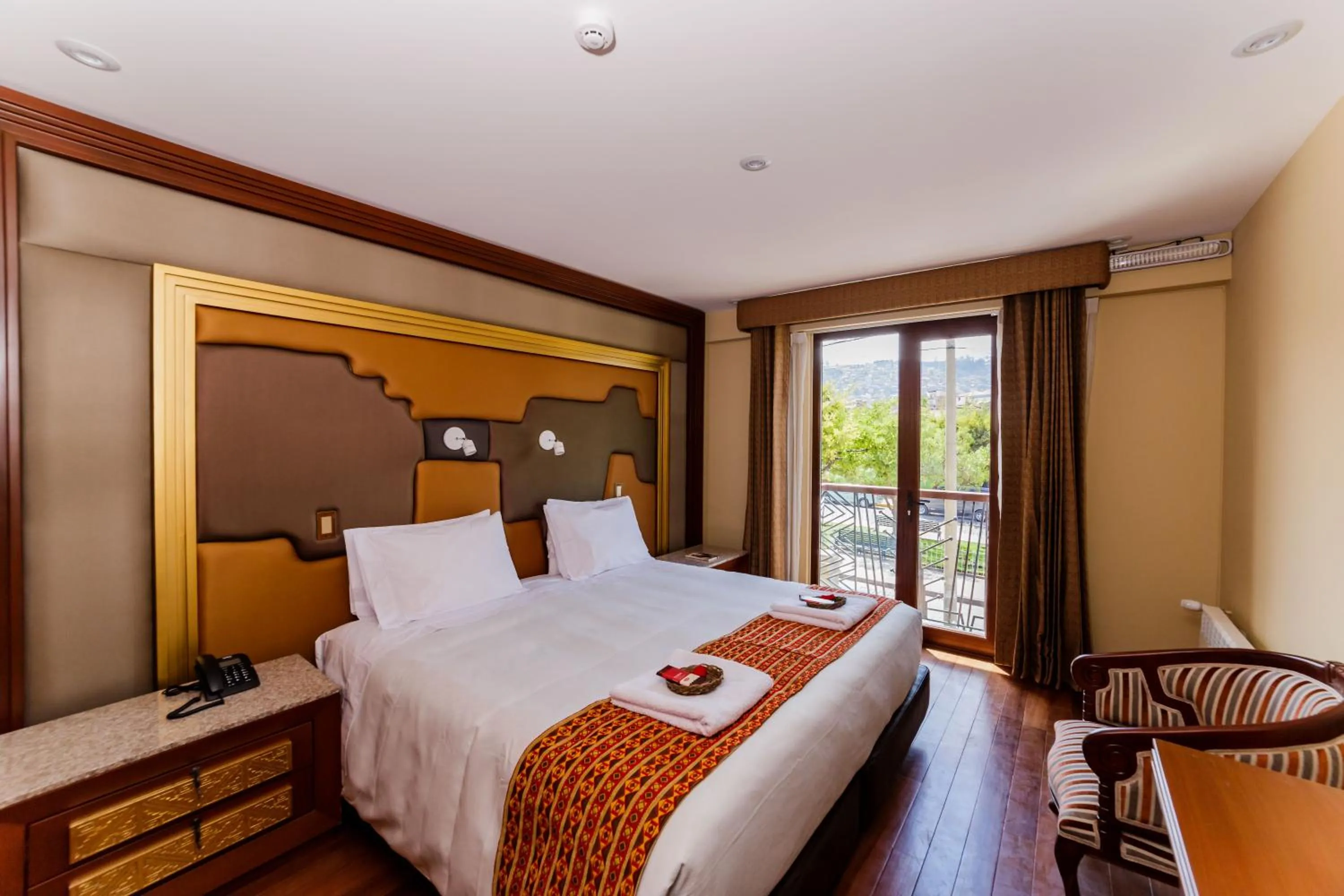 Bed in Yawar Inka Hotel