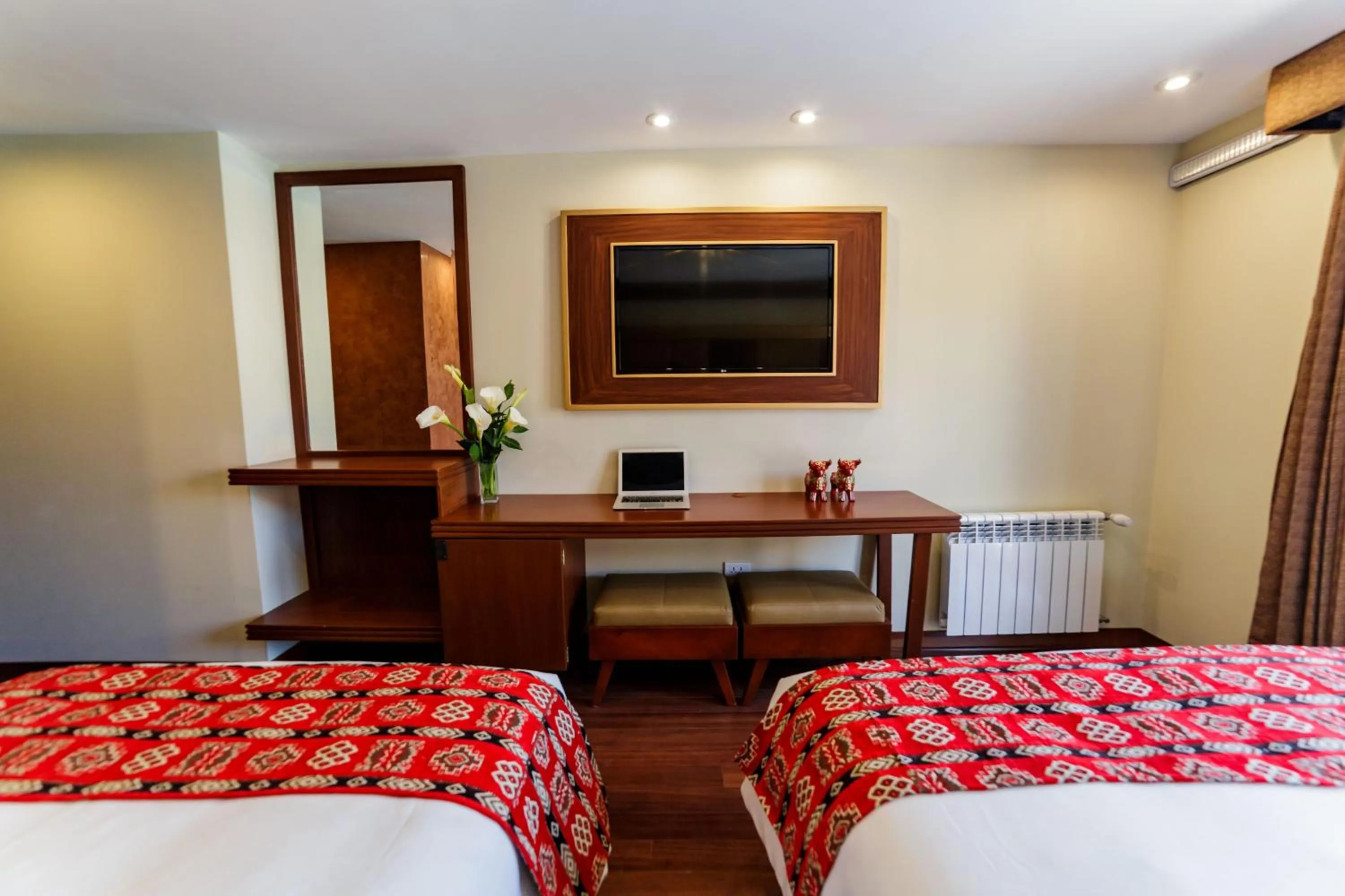 Bed in Yawar Inka Hotel