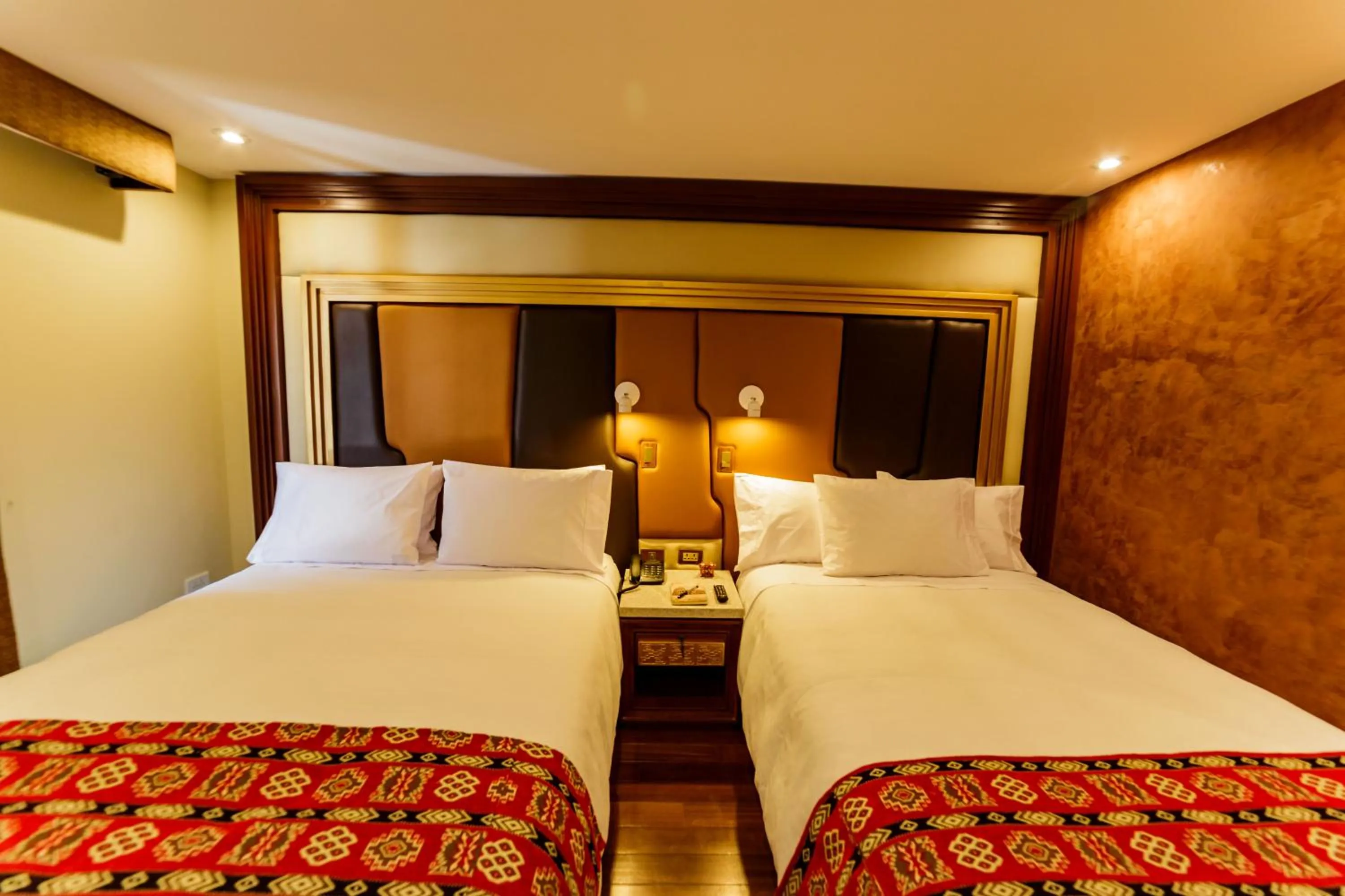 Bed in Yawar Inka Hotel