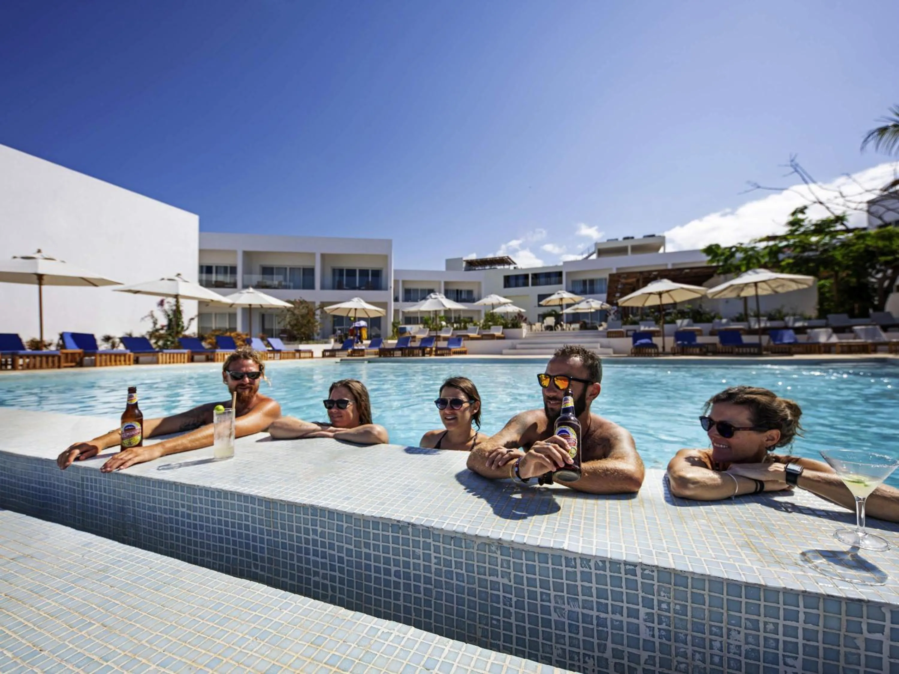 Pool view in Nungwi Dreams by Mantis