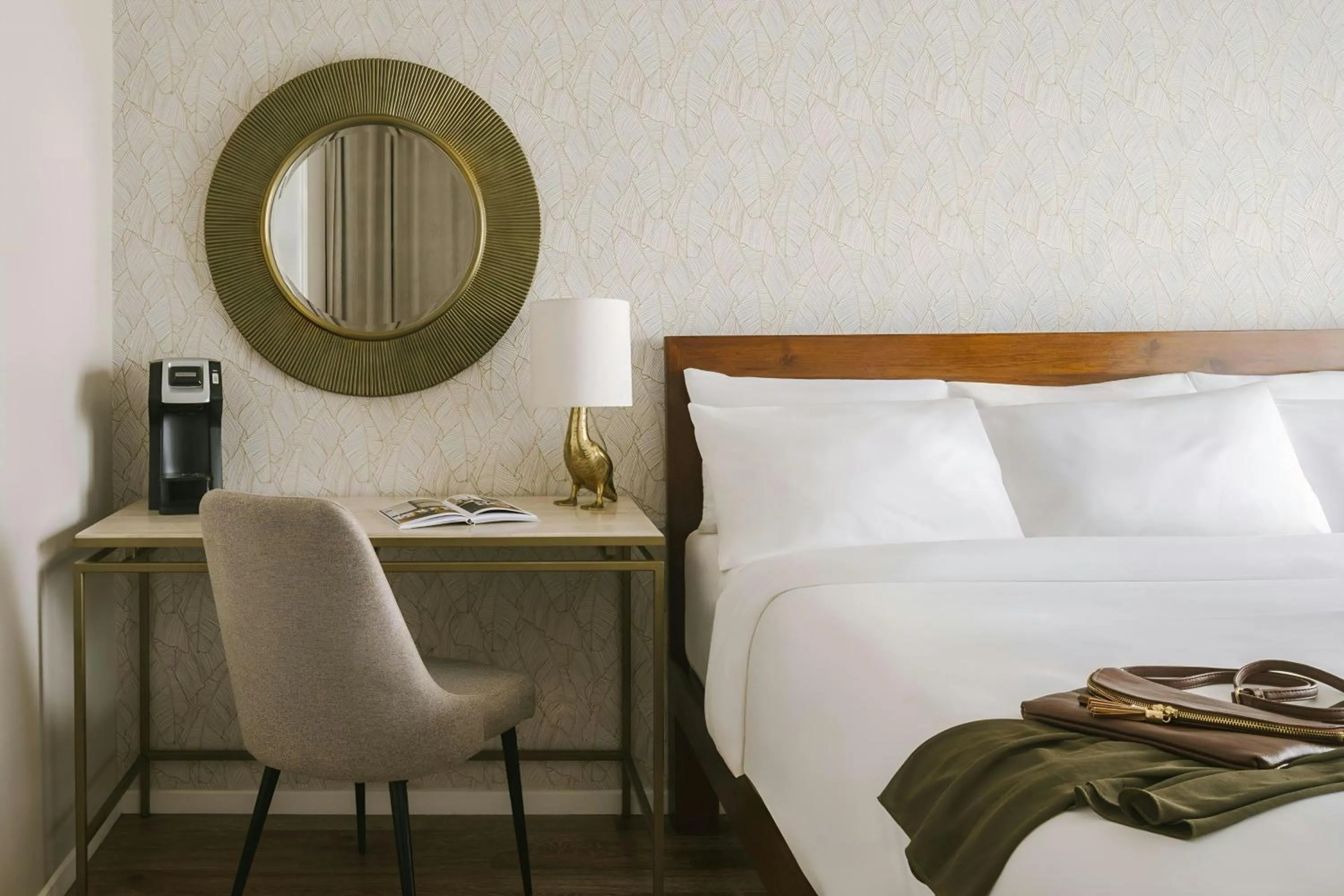 Bedroom, Bed in Beverly Terrace Hotel Beverly Hills, Sonder by Marriott Bonvoy