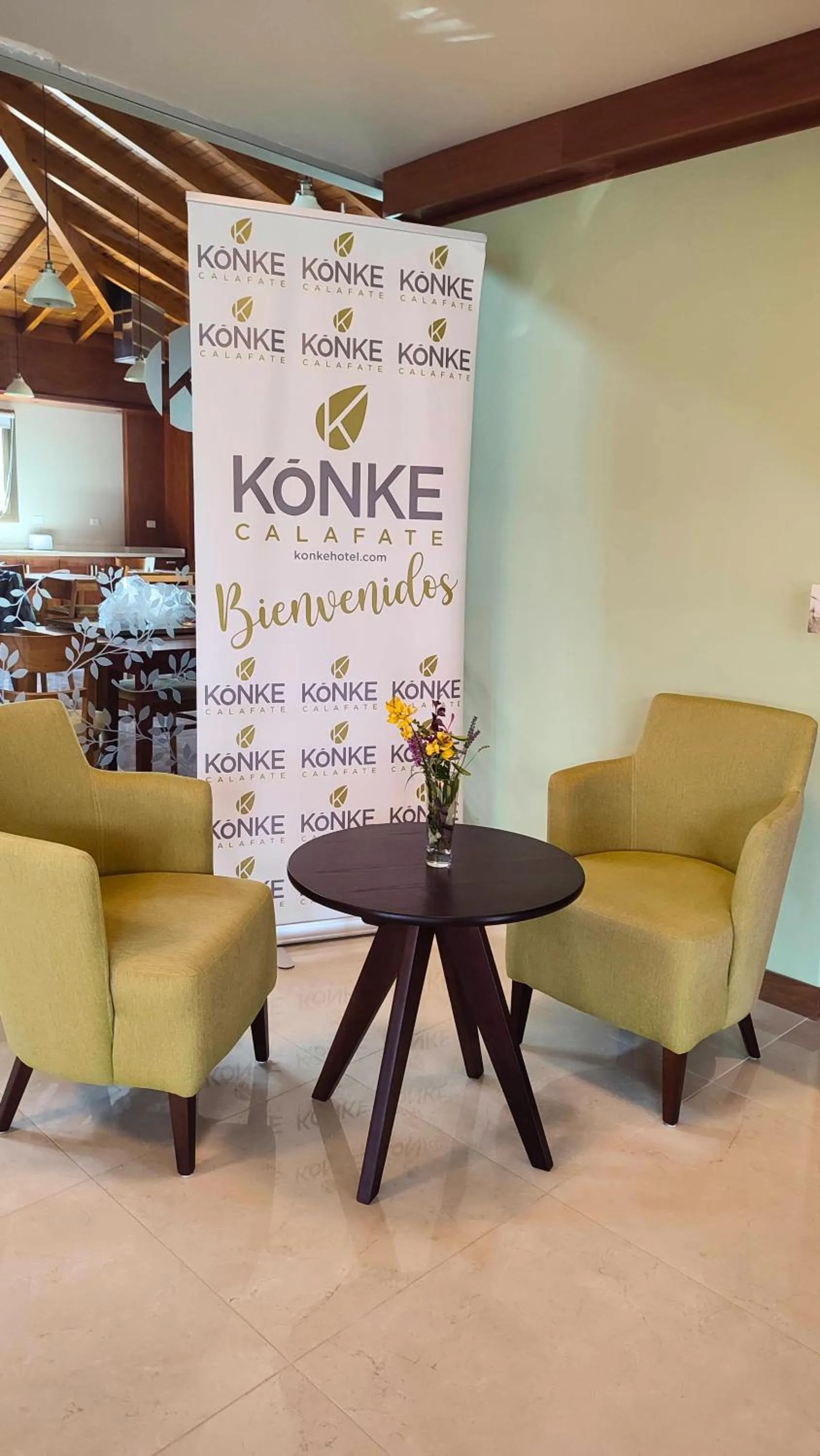 Seating area in Konke Calafate Hotel