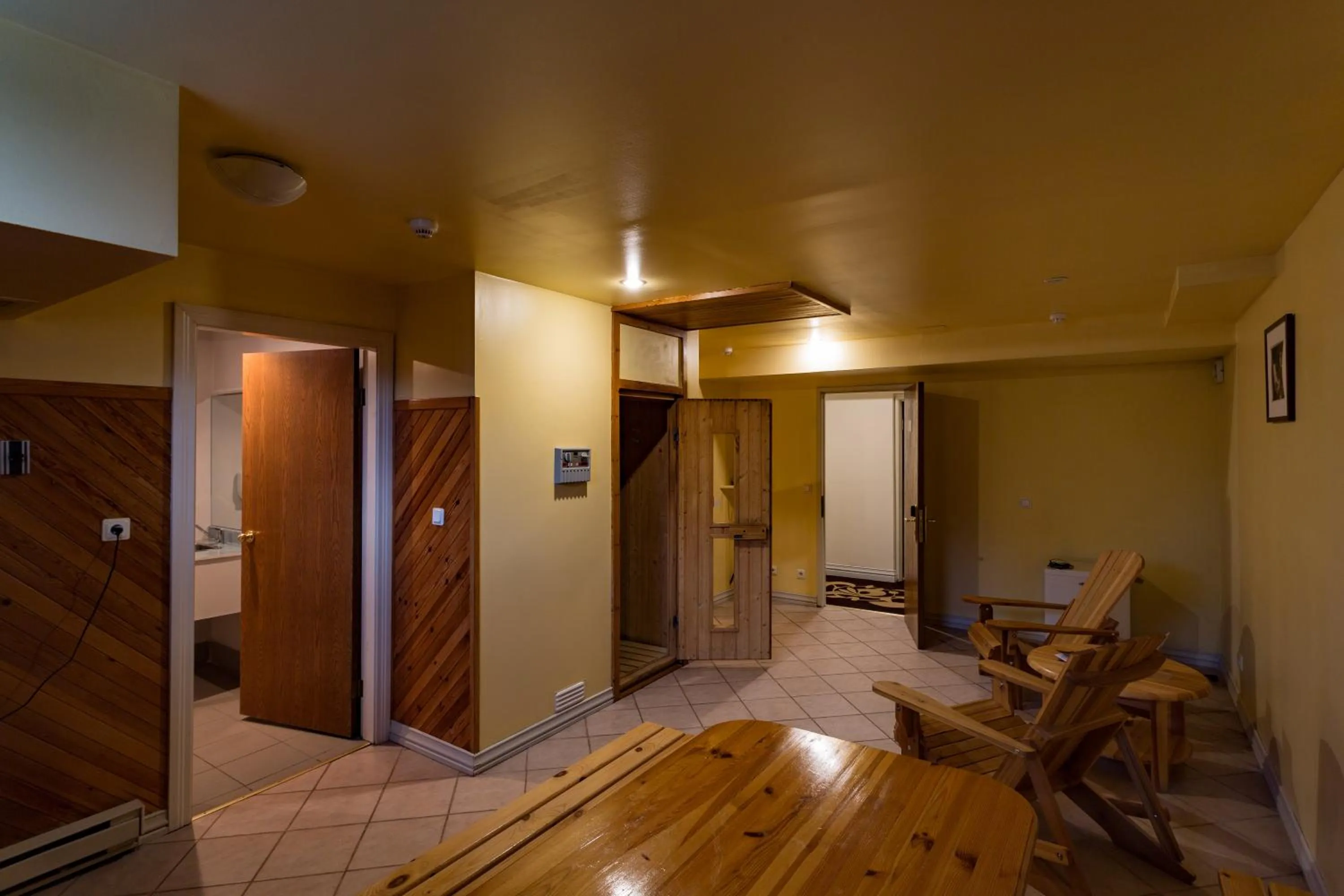 Sauna in Airport Hotel Mara